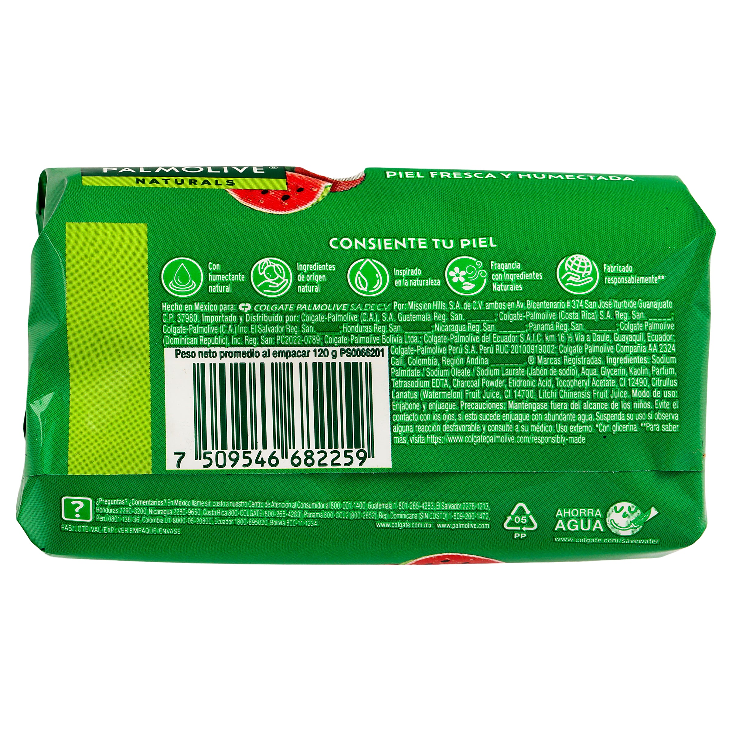 Jabón Palmolive Natural Sandia-Lyche 120G-7