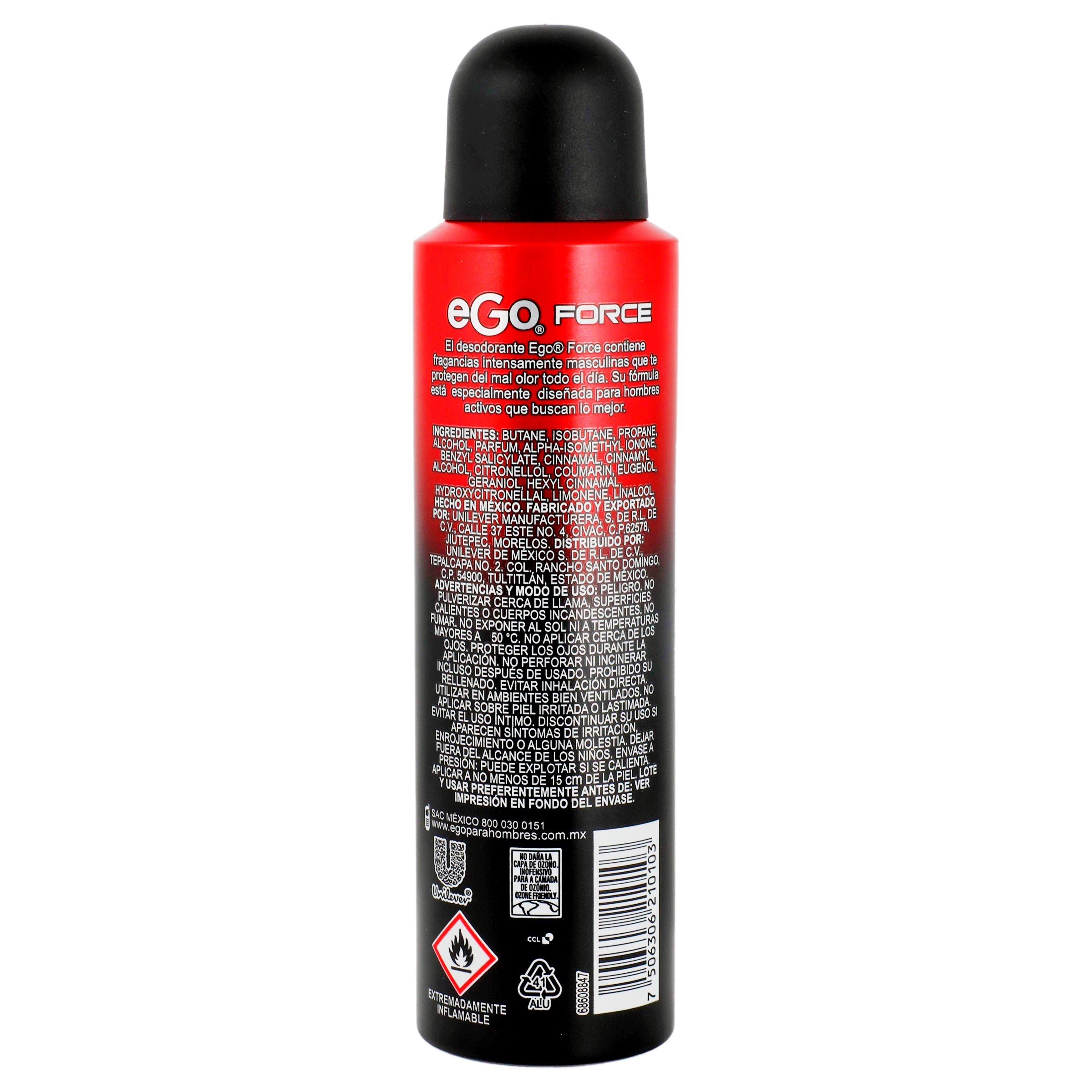 Desodorante Ego Force 24H Spray  150 Ml-5