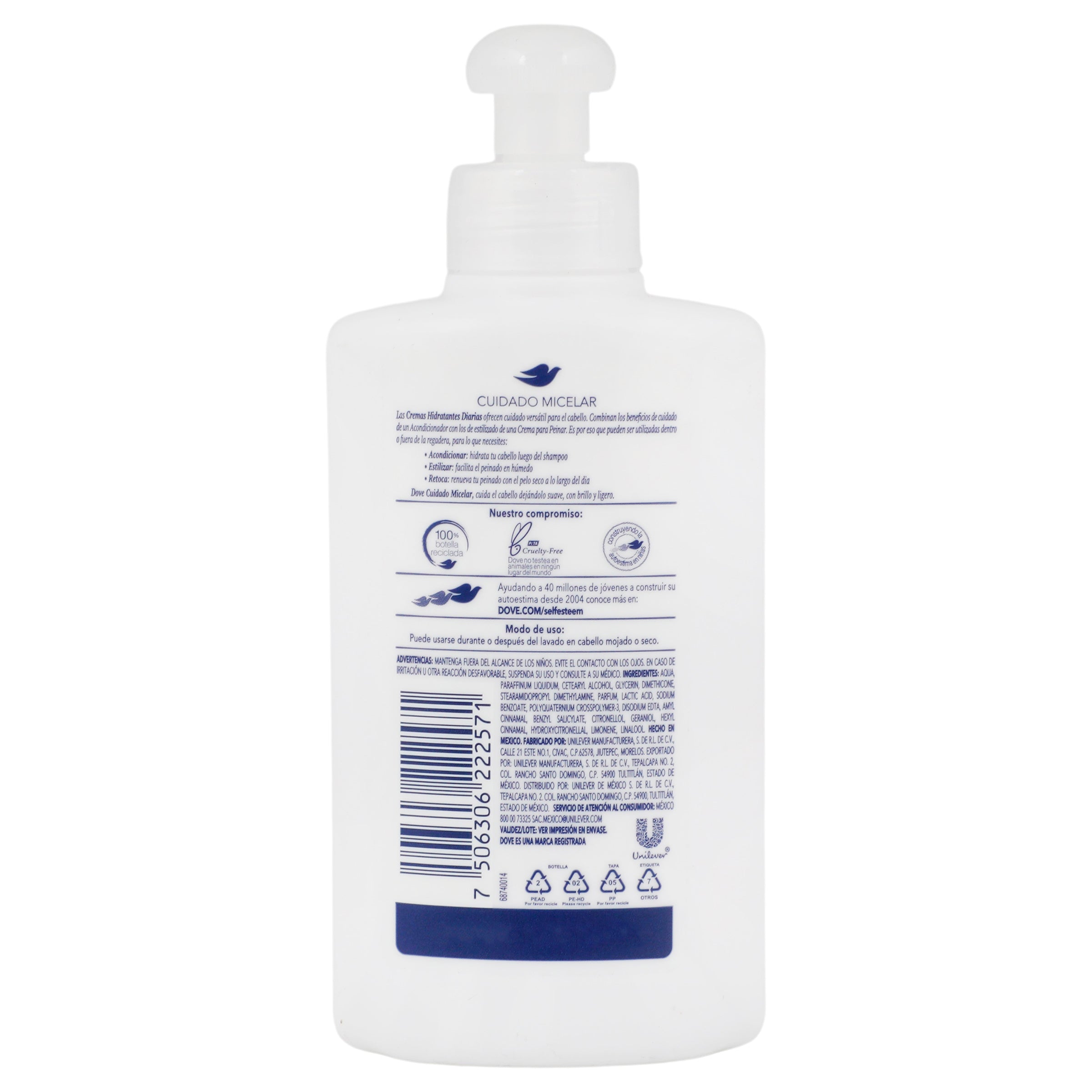 Cra Dove Para Peinar Hidratante Micelar 120 Ml-7