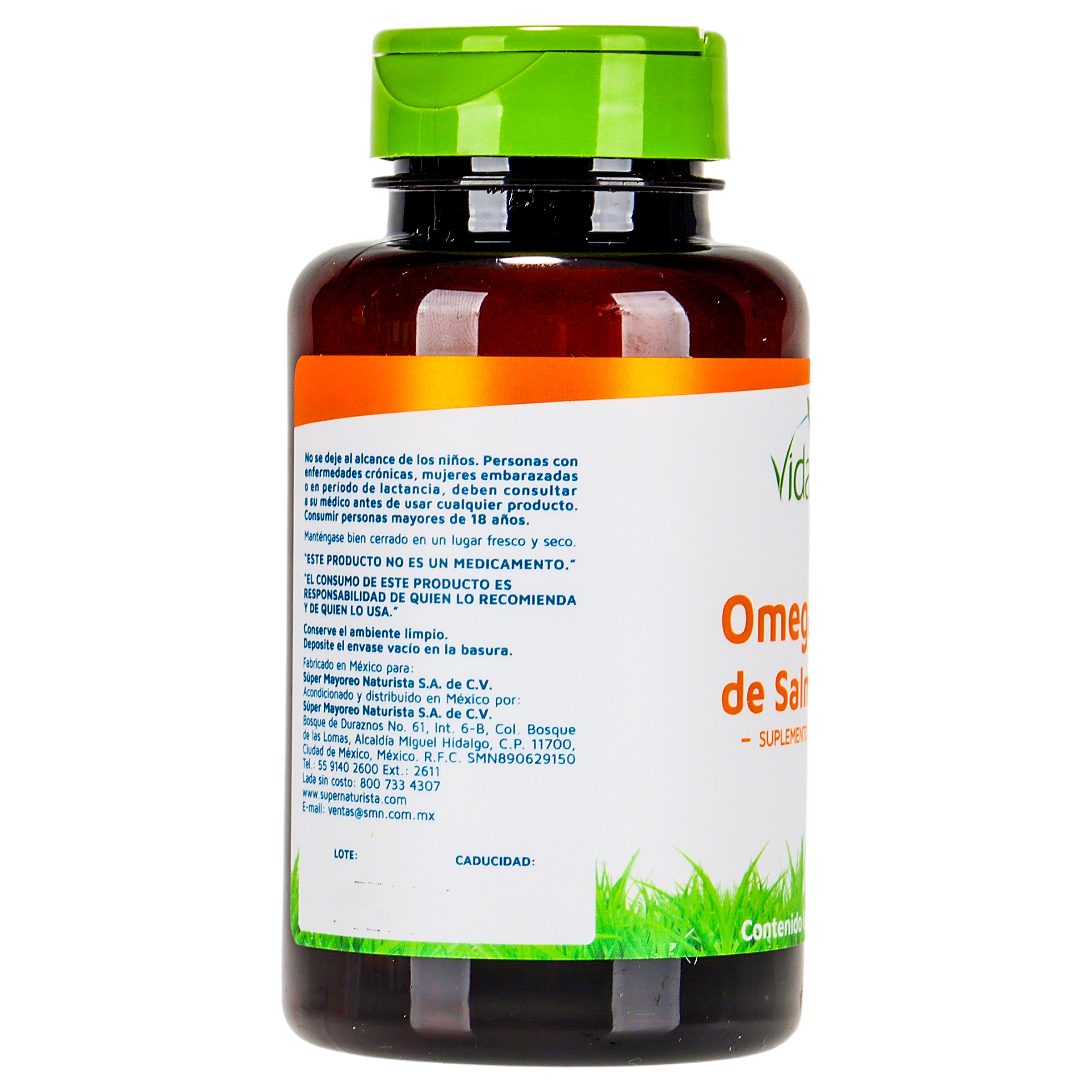 Omega 3 De Salmon Con 60 Capsulas Suplemeto Alimenticio Vidanat-8