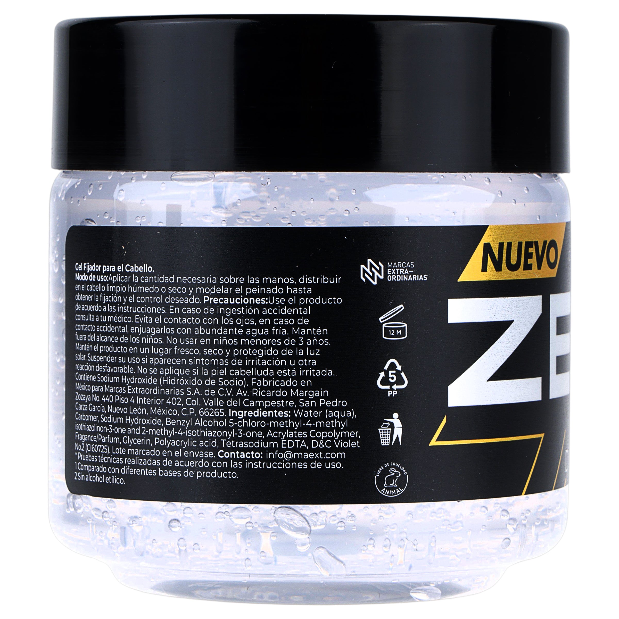 Gel Fijador Para Cabello Zeus Dark 250 Gr-8