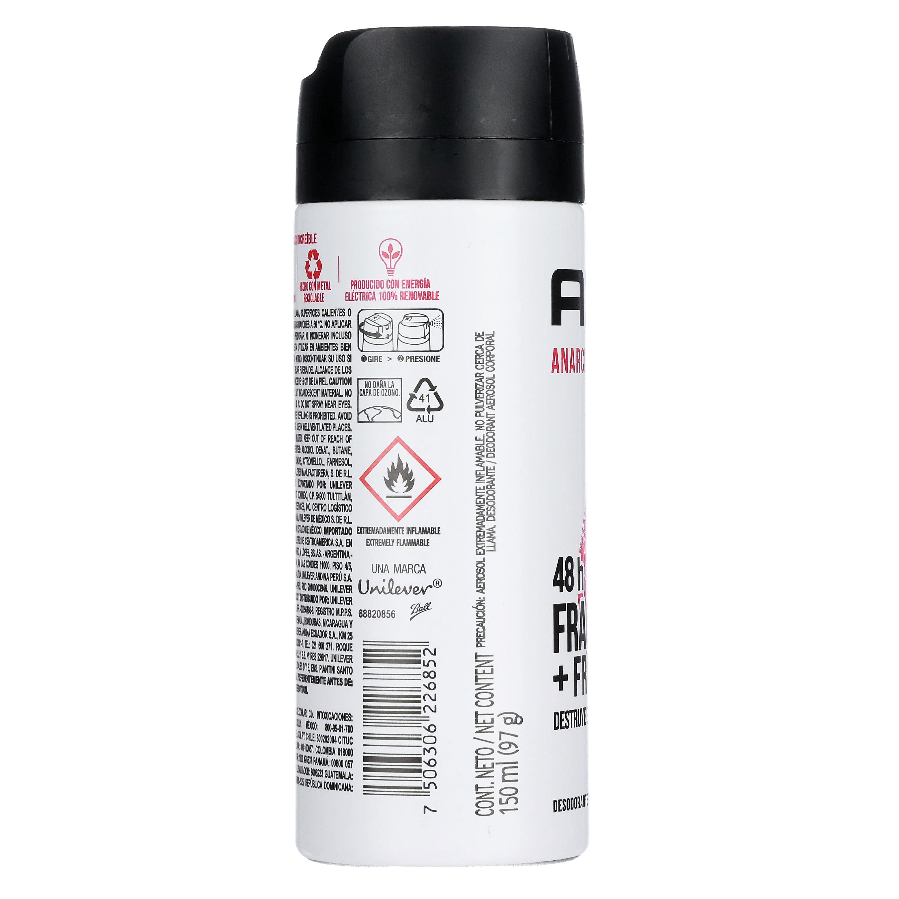 Desodorante Axe Wom Anarchy Spray  150 Ml
