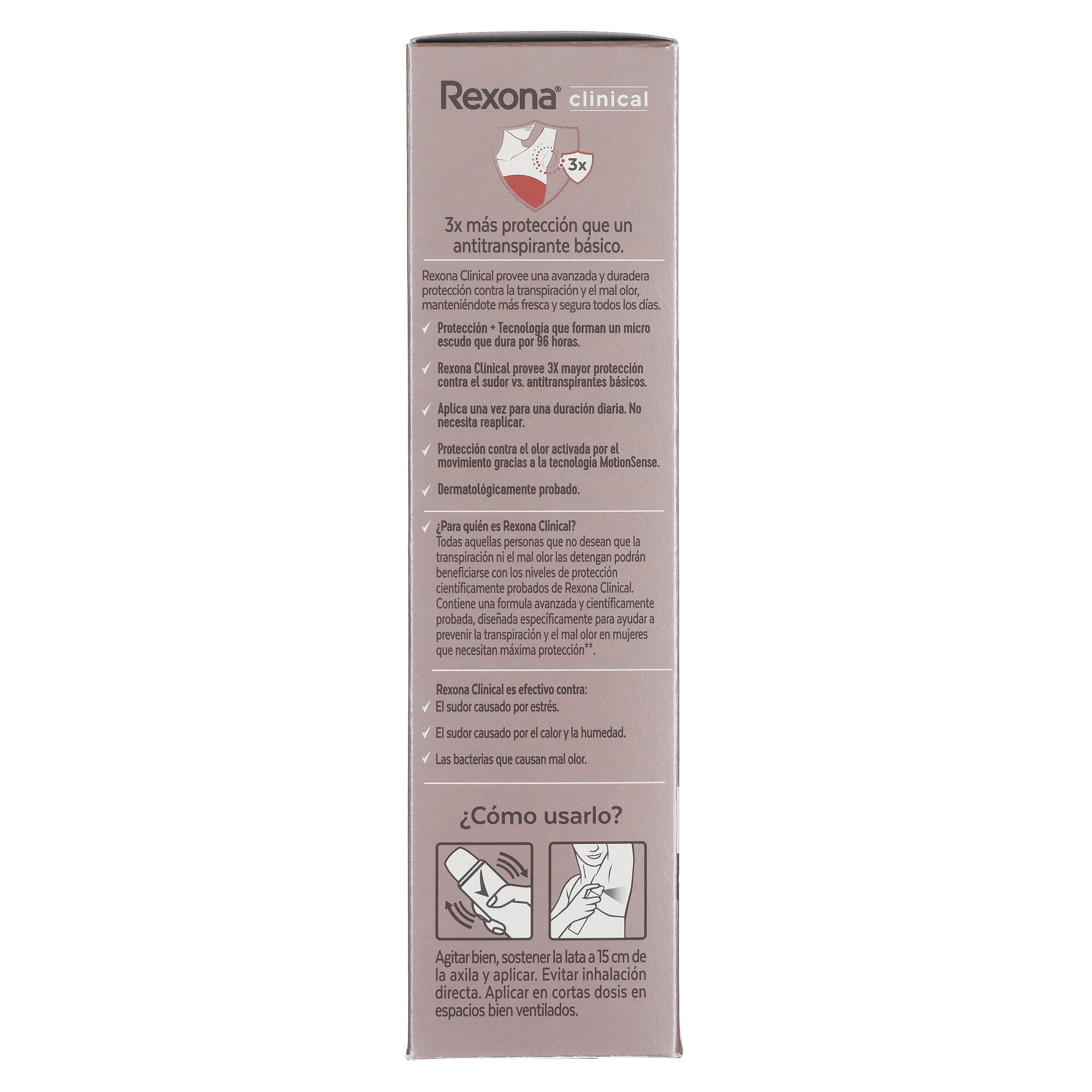 Desodorante Rexona Mujer Clinical Antib Spray  150 Ml-8