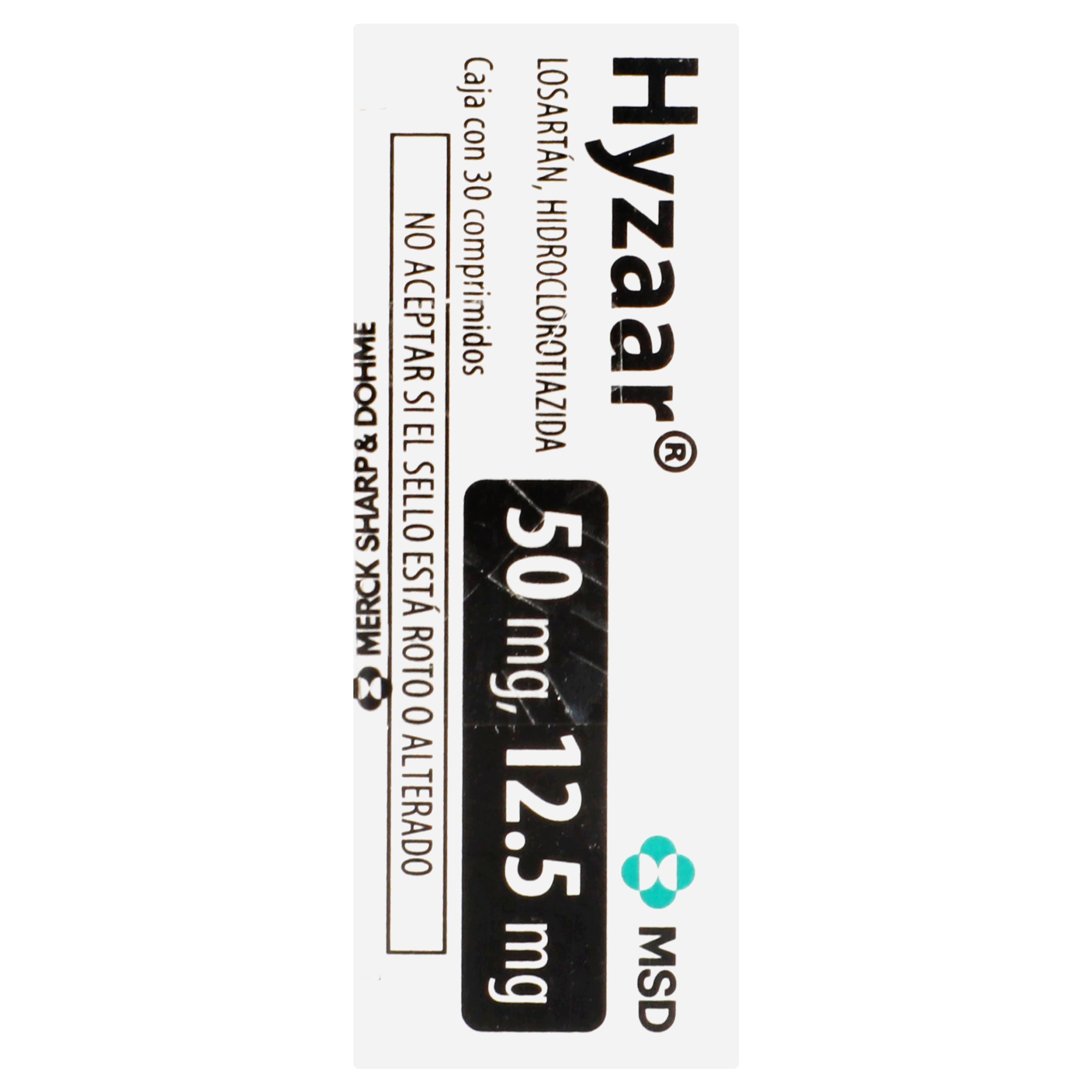 Hyzaar 50/12.5Mg Con 30 Tabletas-7