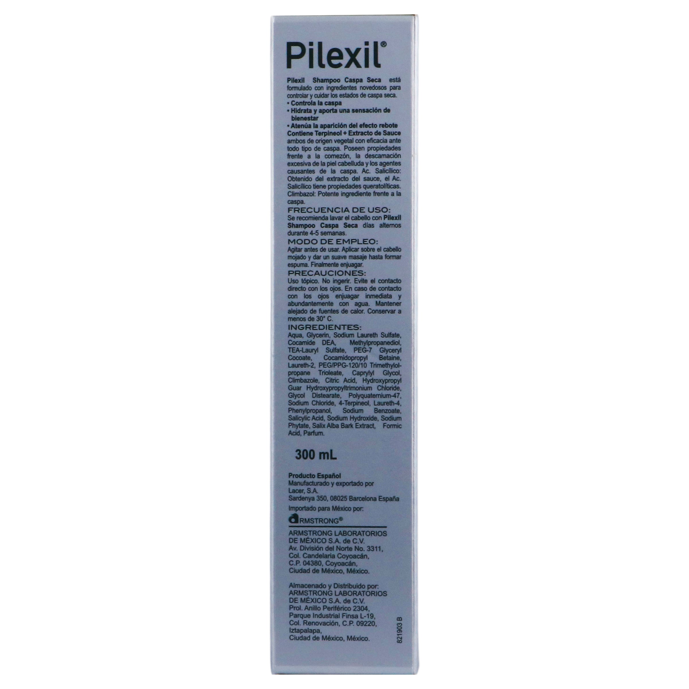 Pilexil Shampoo Anti-Caspa Seca 300 Ml-8