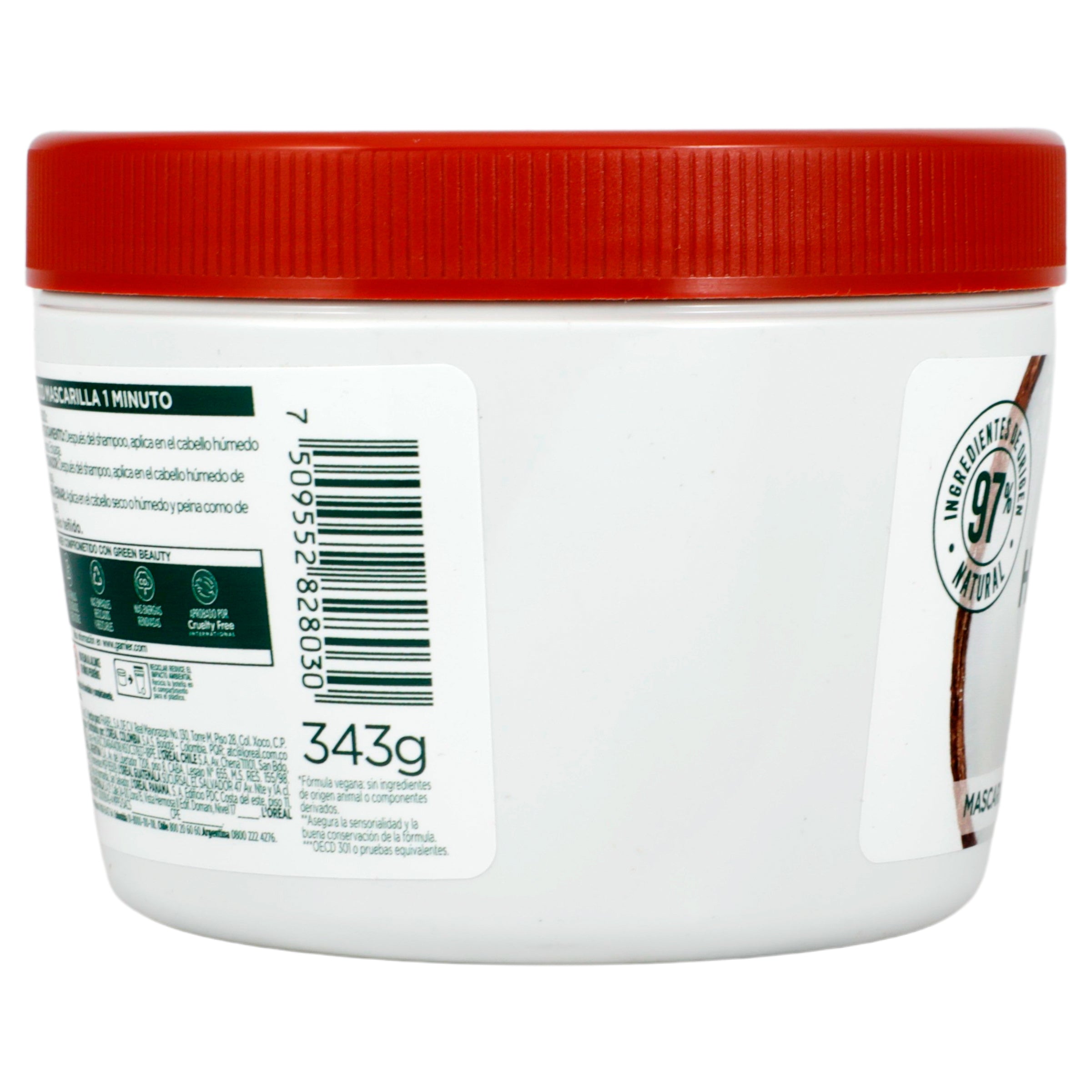 Mascarilla Fructis Cabello Dañado Coco 350 Ml-8