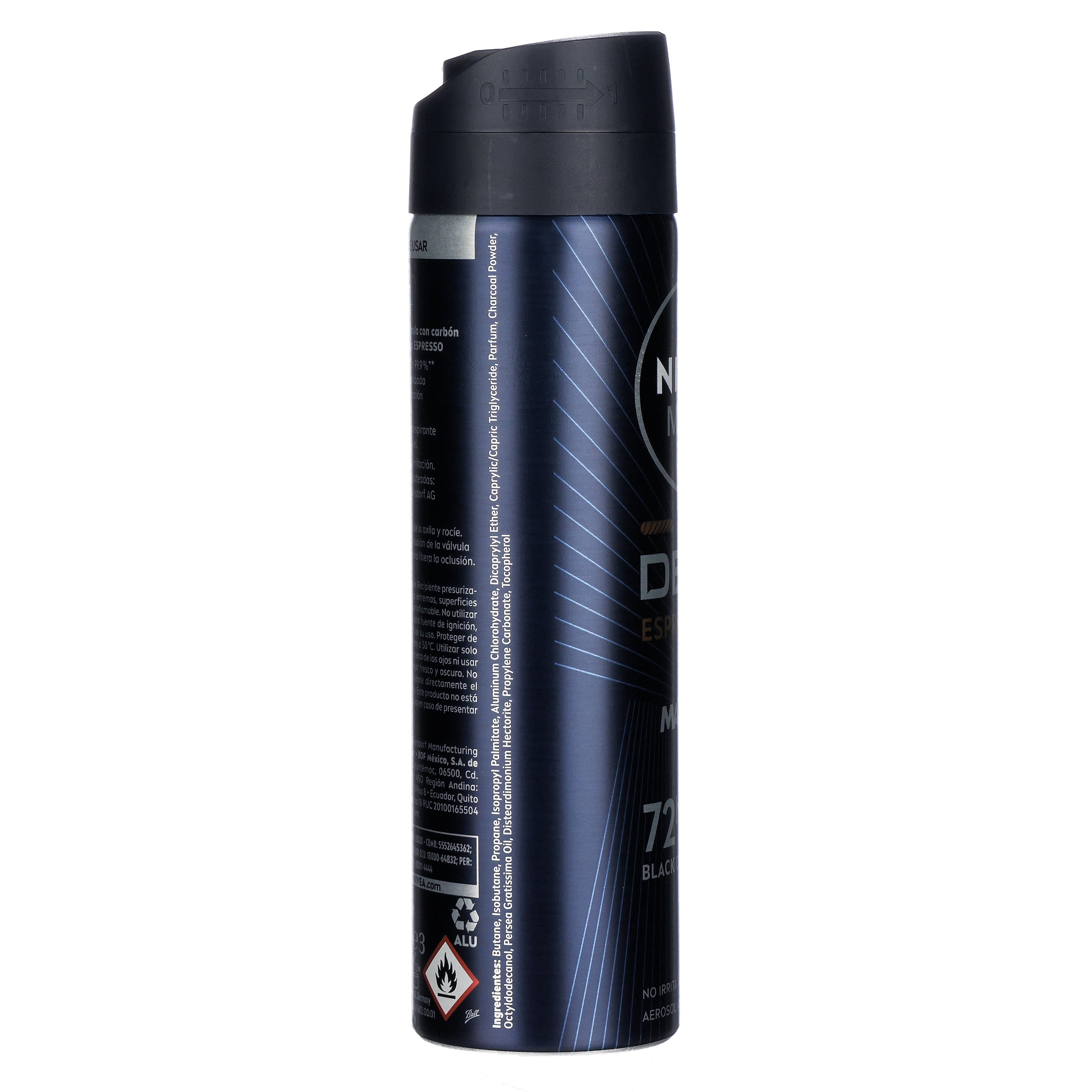 Desodorante Nivea Men D Black Carbon Espres Spray 150 Ml-8