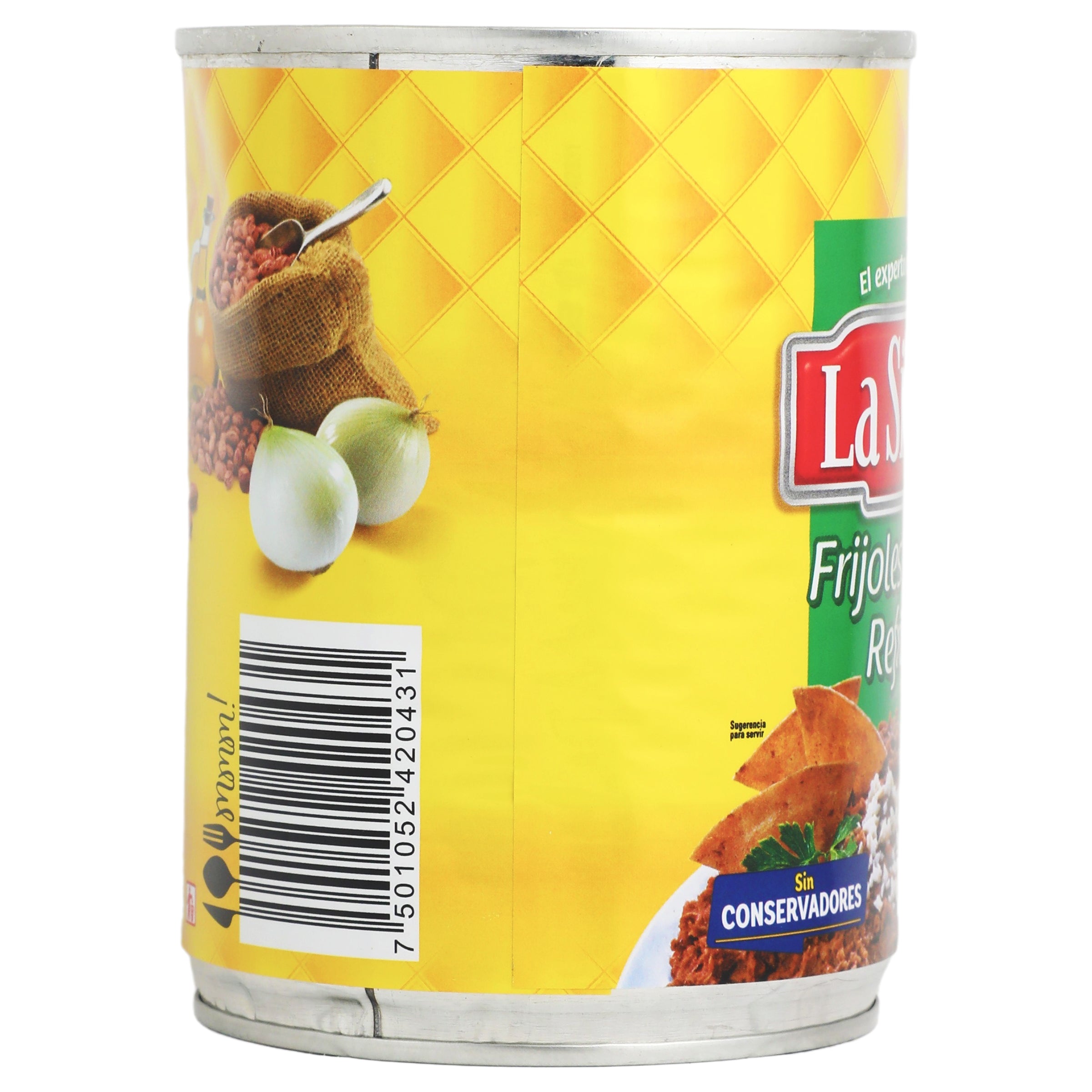 Frijoles Bayos Refritos 580 G La Sierra-8