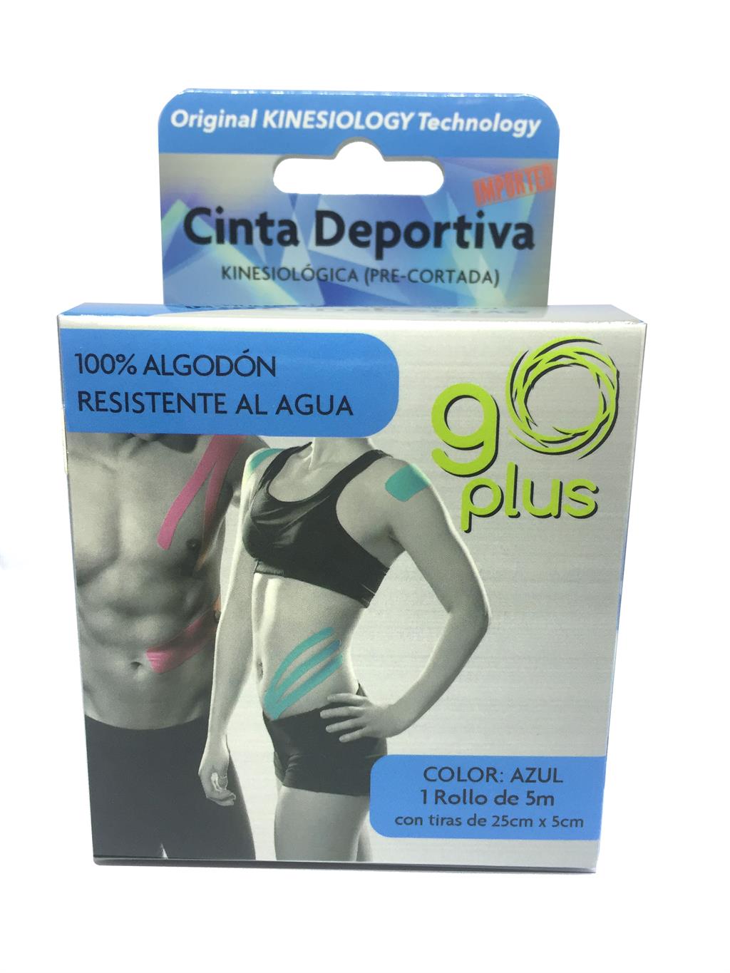 Cinta Kinesi Go Plus Azul 20 Tiras-1