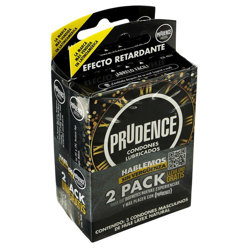 Preservativo Prudence 2 Pack Extra Time Con 6 Piezas 7502214980824 2