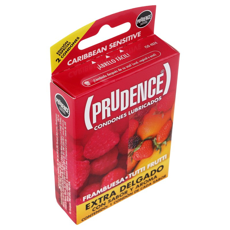 Preservativo Prudence Frambuesa Tutti Fruti Con 2 7502214980589 2