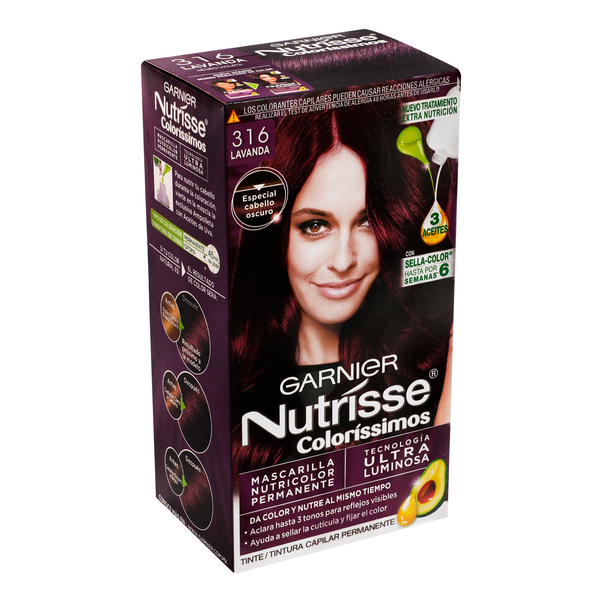 Tintes Nutrisse Lavanda 316-3