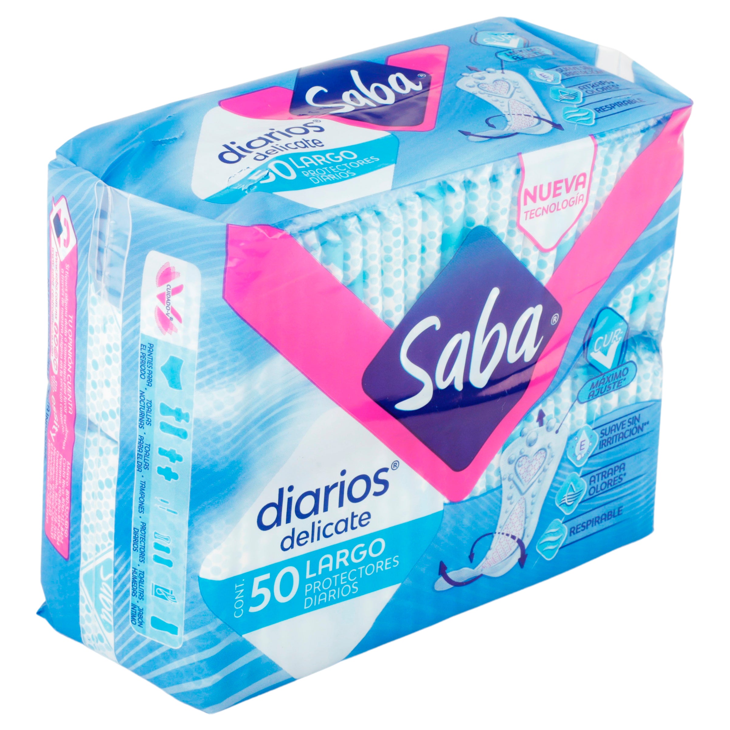 Panty Protector Saba Diarios Lgo Con 50-2