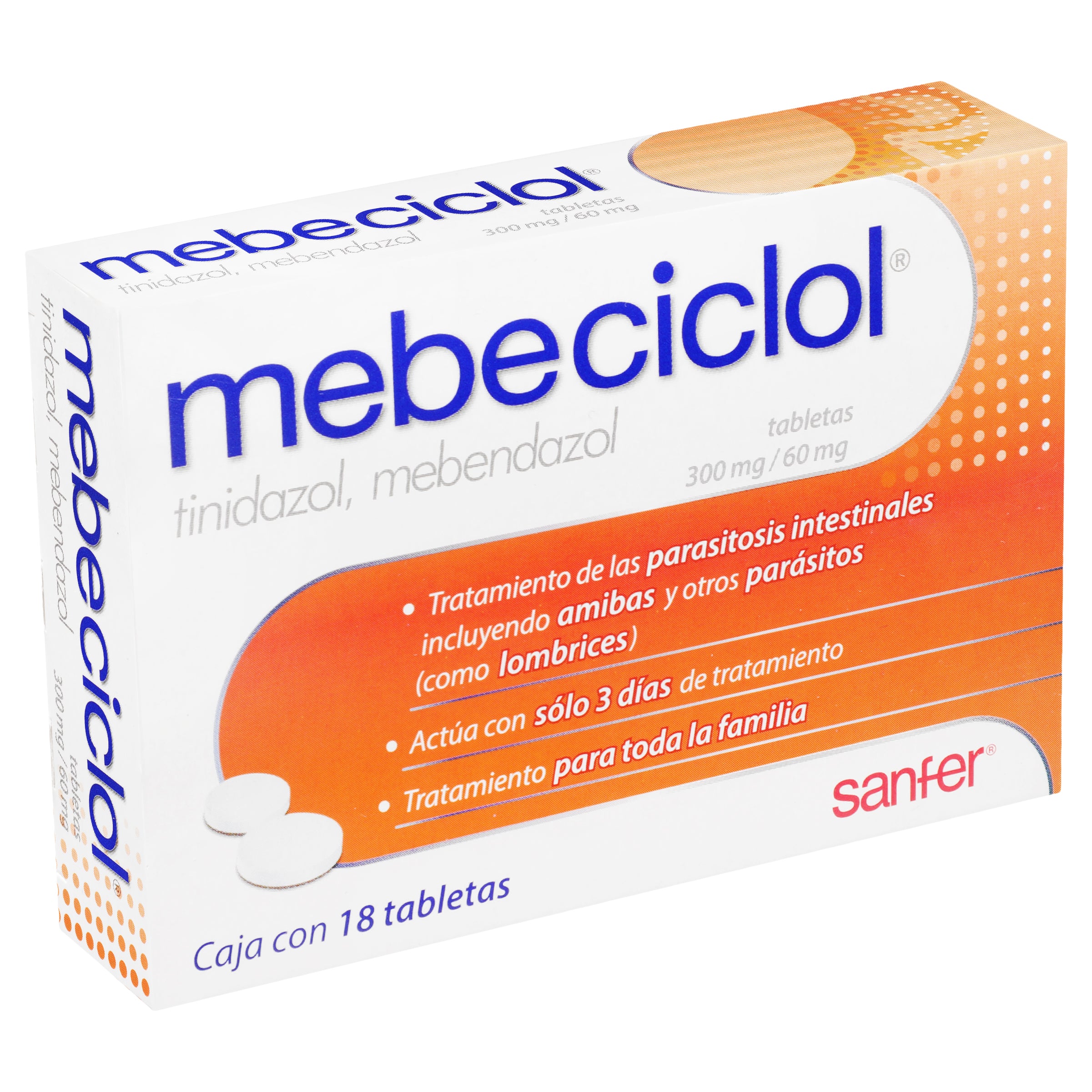 Mebeciclol 60/300 Mg Tabletas 18-3