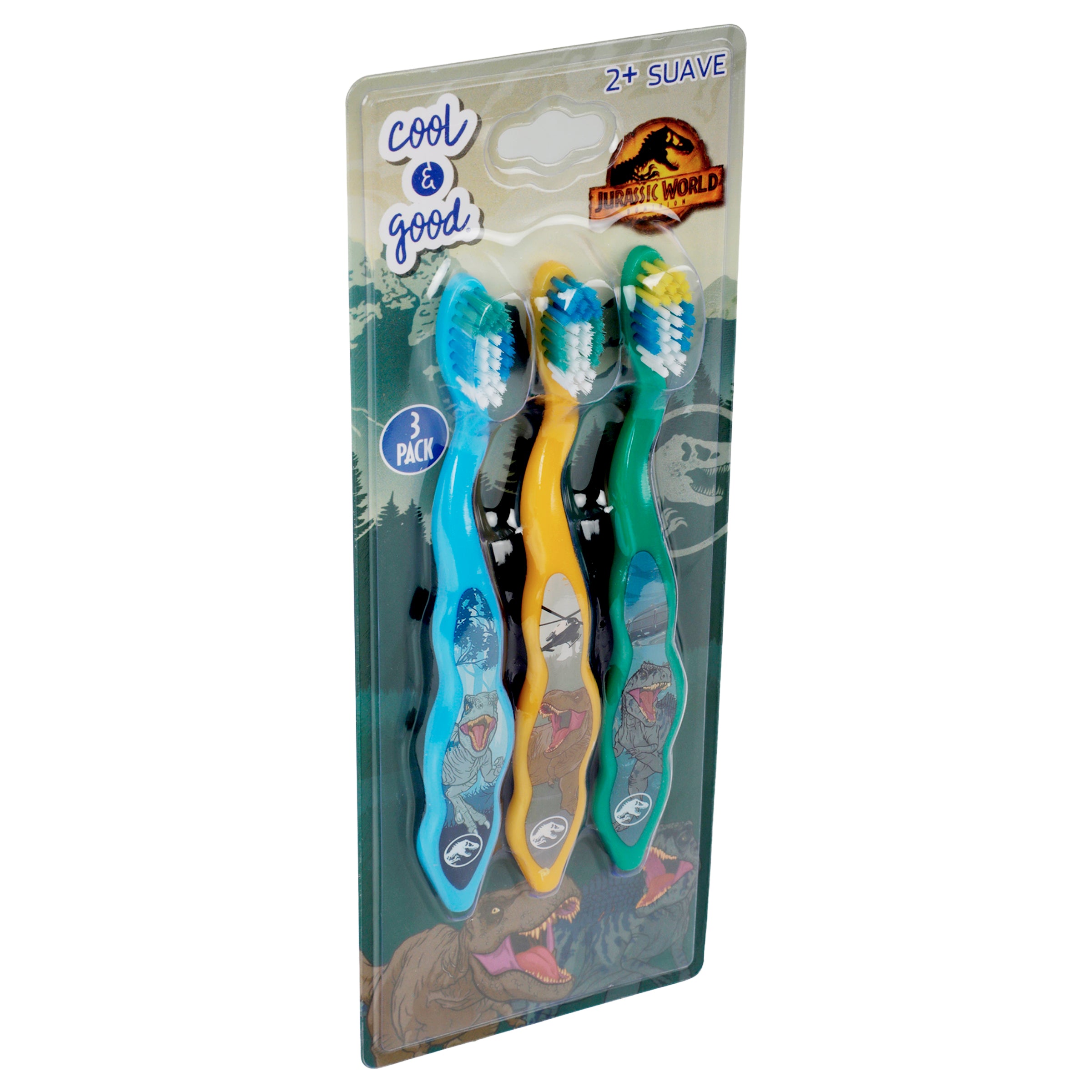 Cepillo Dental Cool-Good Jurassic 3 Pack-2