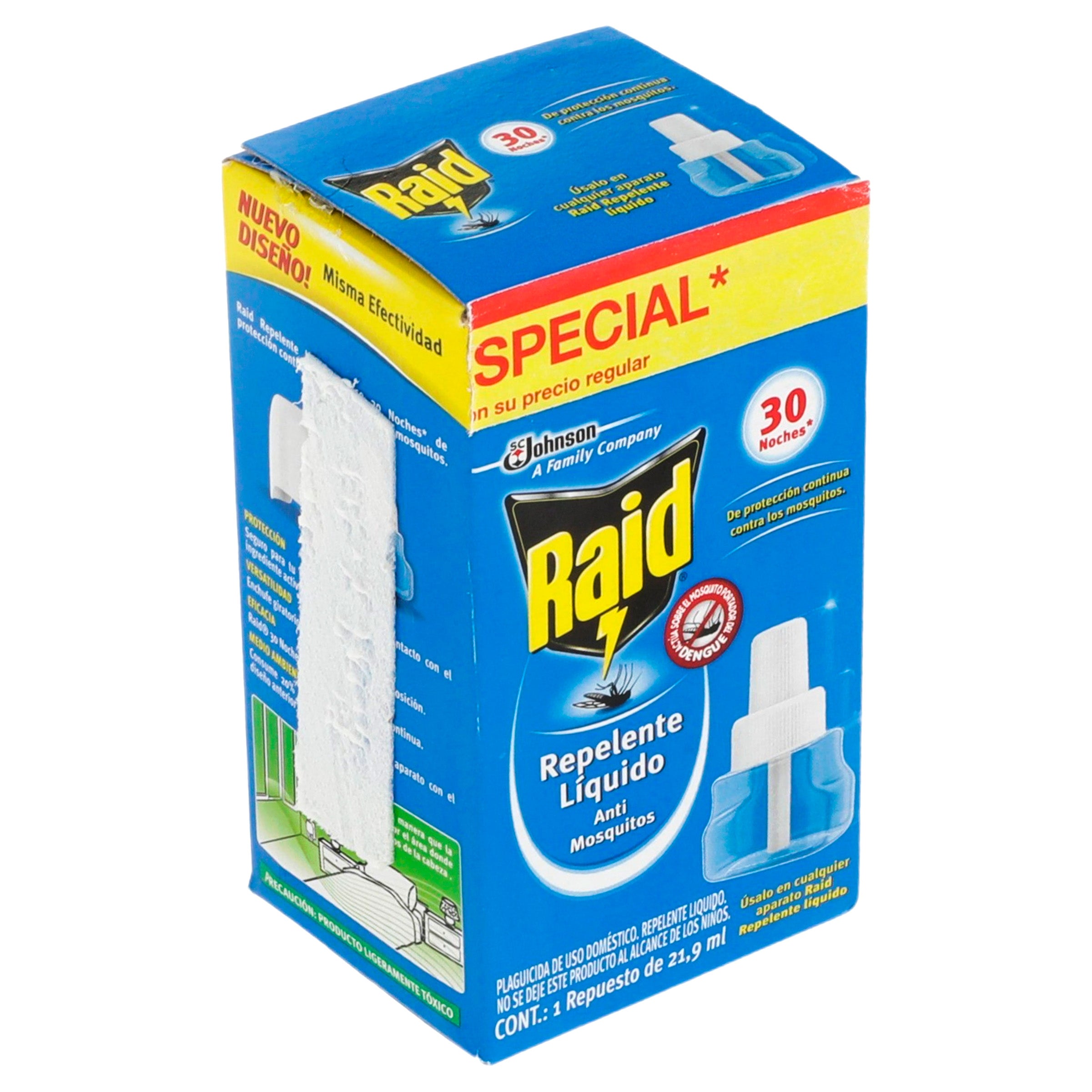 Raid Repelente Liquido Electrico Con 1 Repuesto De 21.9 Ml-2