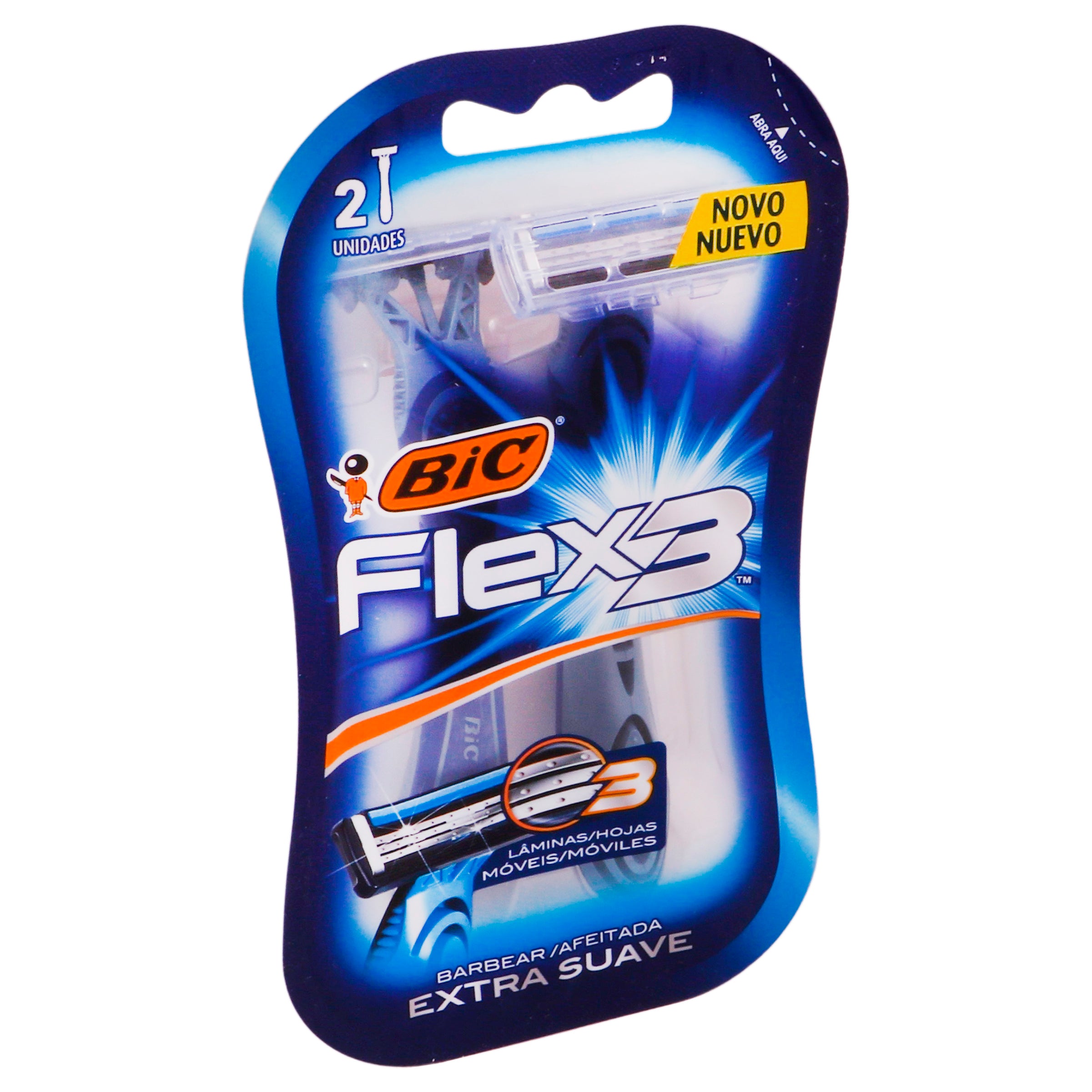 Rastrillo Bic Flex3 Extra Suave 2 Piezas-2