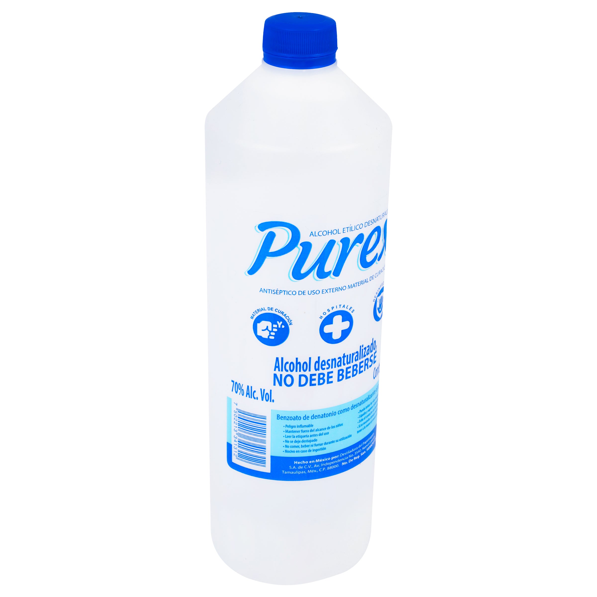 Alcohol Etilico Purex 70 1000 Mililitros-2