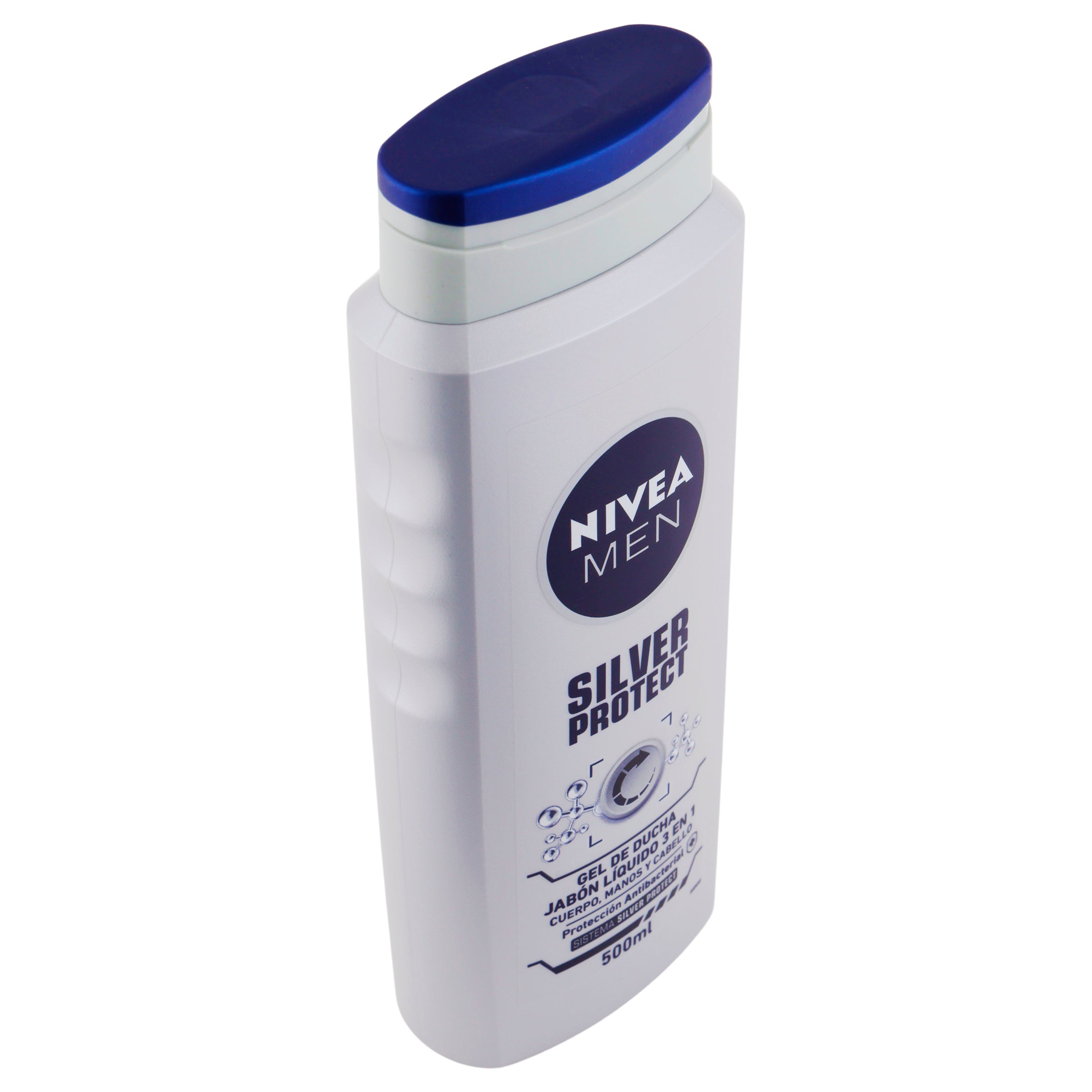 Jabon  Liquido Nivea Men Silv-Prot 500 Ml-1