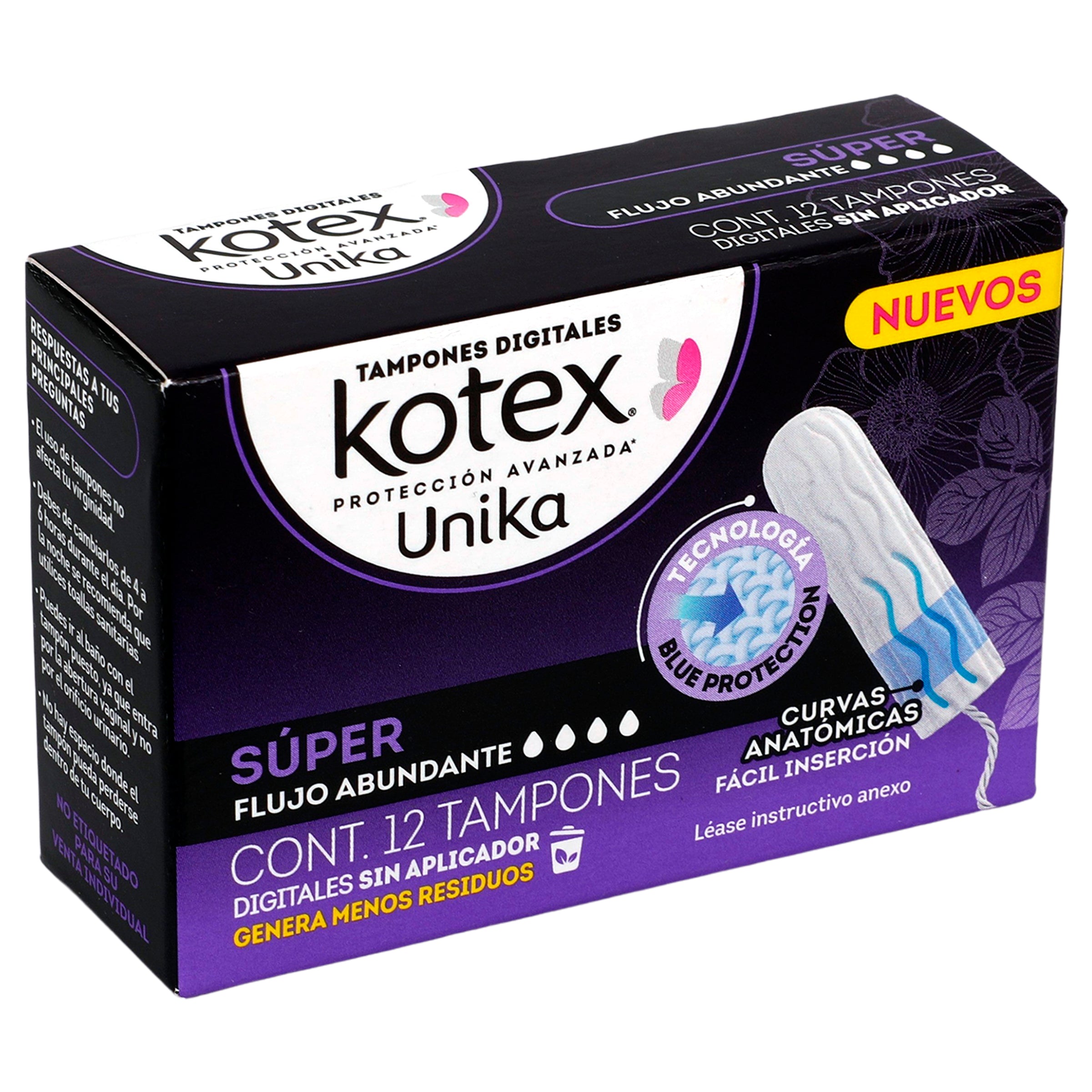 Tampones Kotex Unik Super Con 12-2