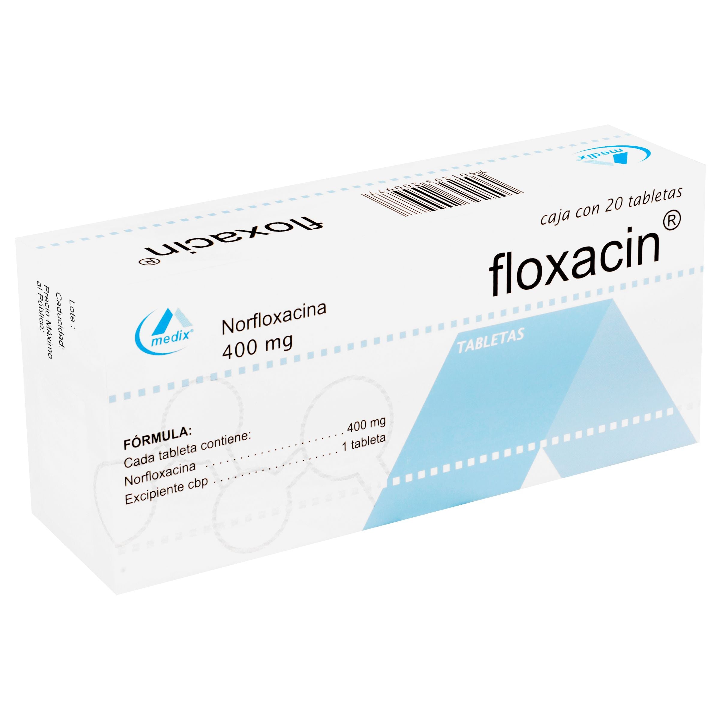 Floxacin 400 Mg Con 20 Tabletas-1