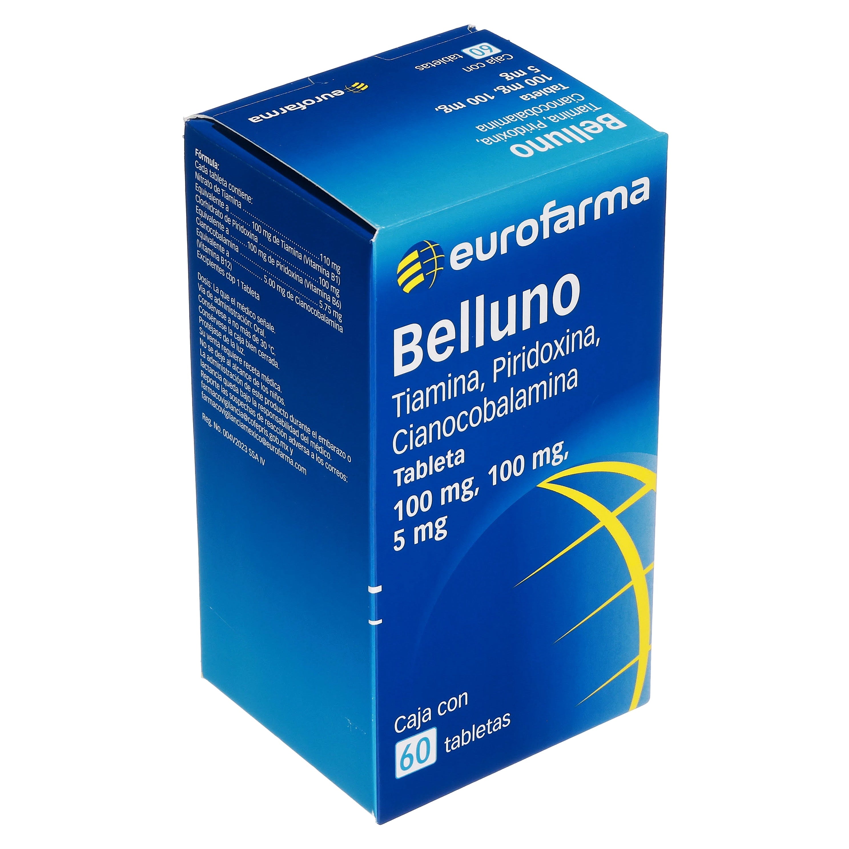 Belluno 100/100/5 Mg Con 60 Tabletas-2