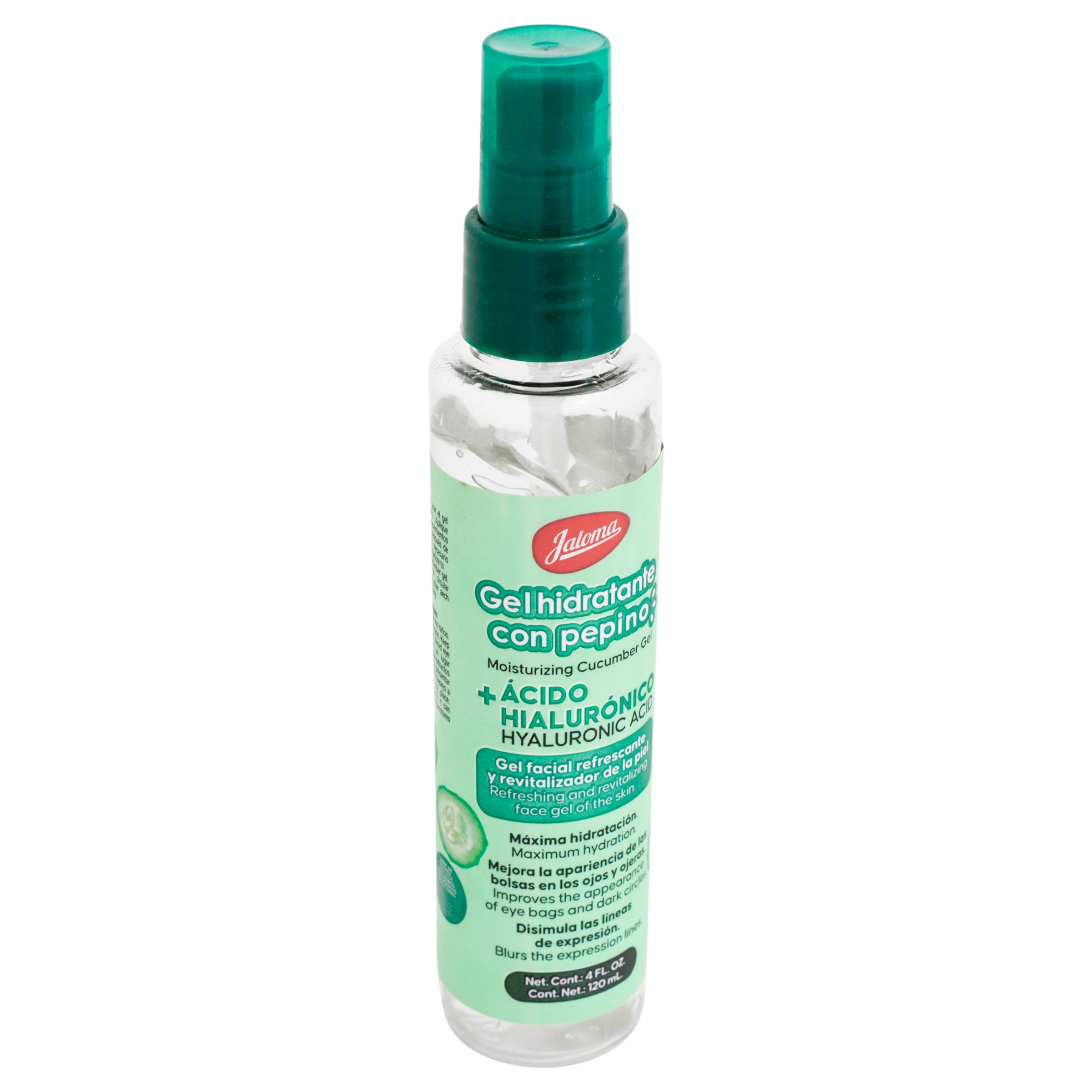 Jaloma Gel Hidratante Con Pepino+ Acido Hialuronico 120 Ml-1