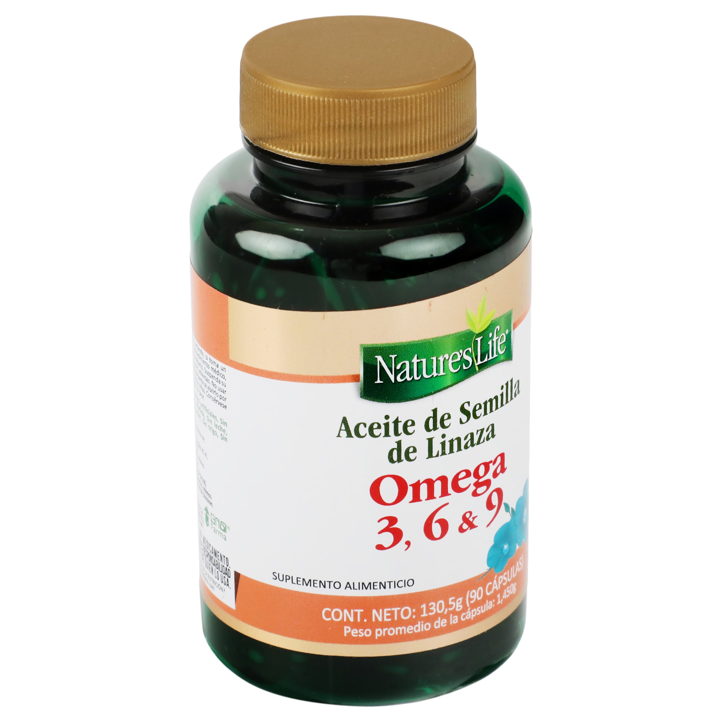 Semilla Linaza Omega 3 6 9 90 Caps-2