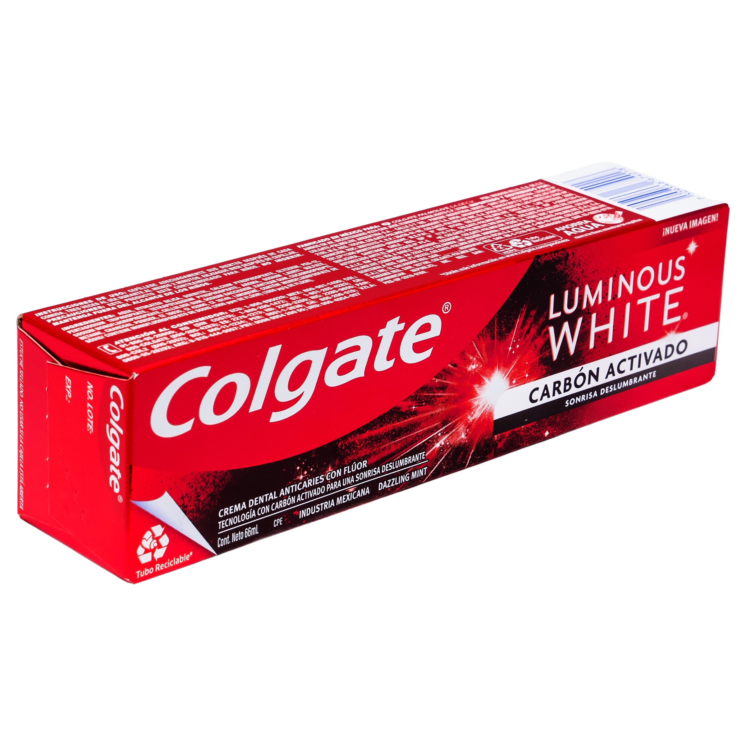 Crema Dental Colgate Luminous White Carbon 66 Ml-3