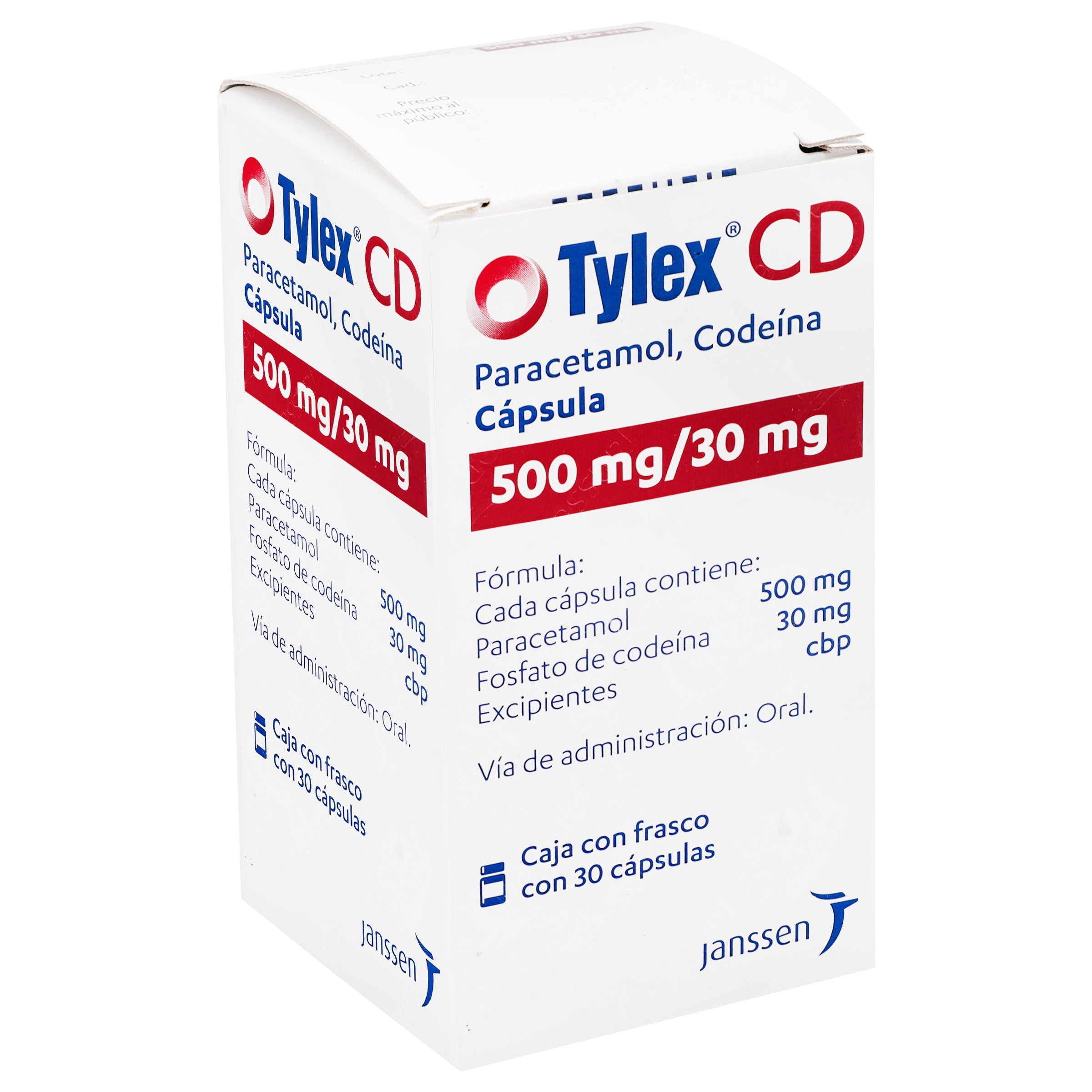 Tylex-Cd 500/30 Mg Con 30 Capsulas-3