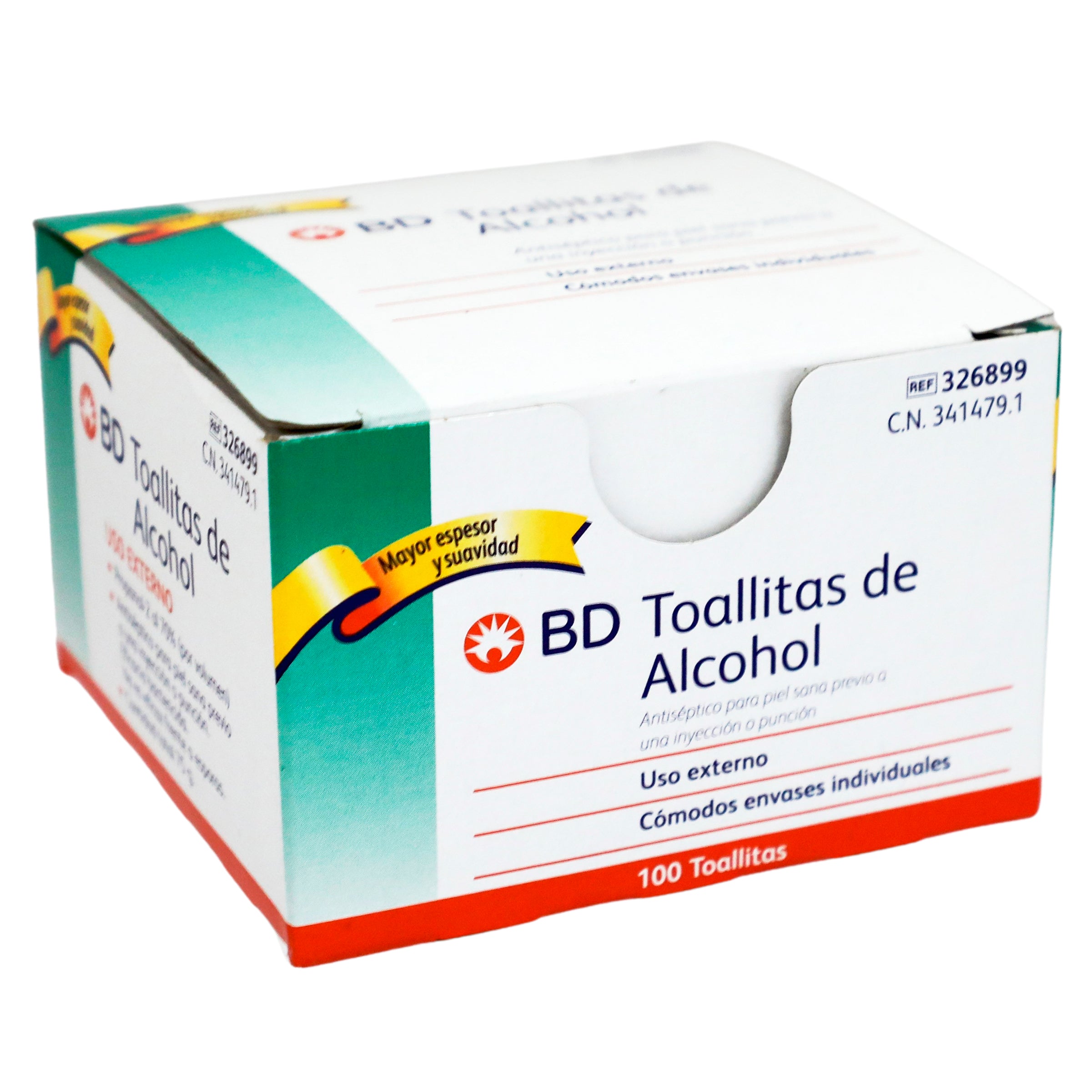 Alcohol Swabs Bd Caja Con 100 Toallitas-2