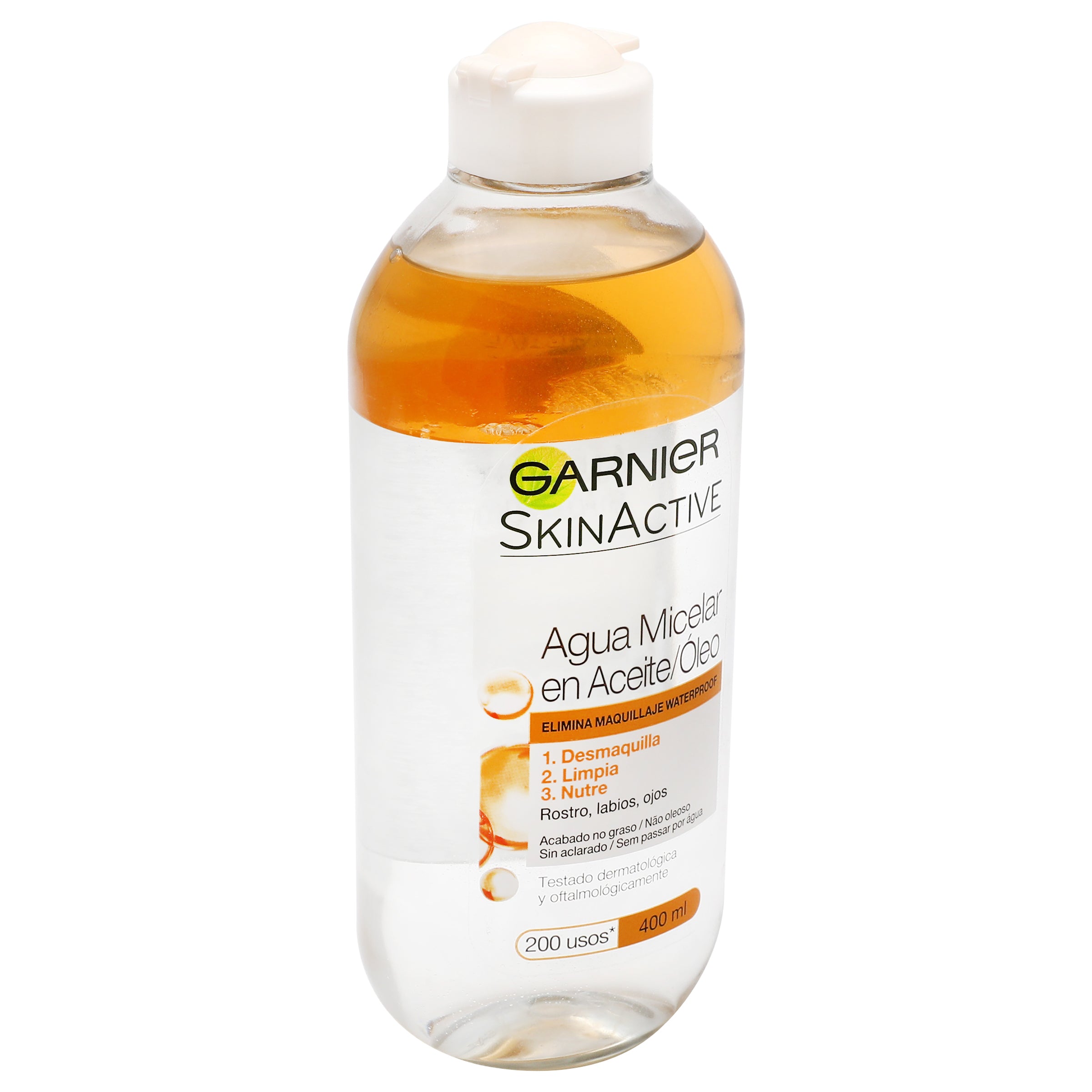 Agua Micelar En Aceite Garnier Aprueba De Agua 400 Ml-2