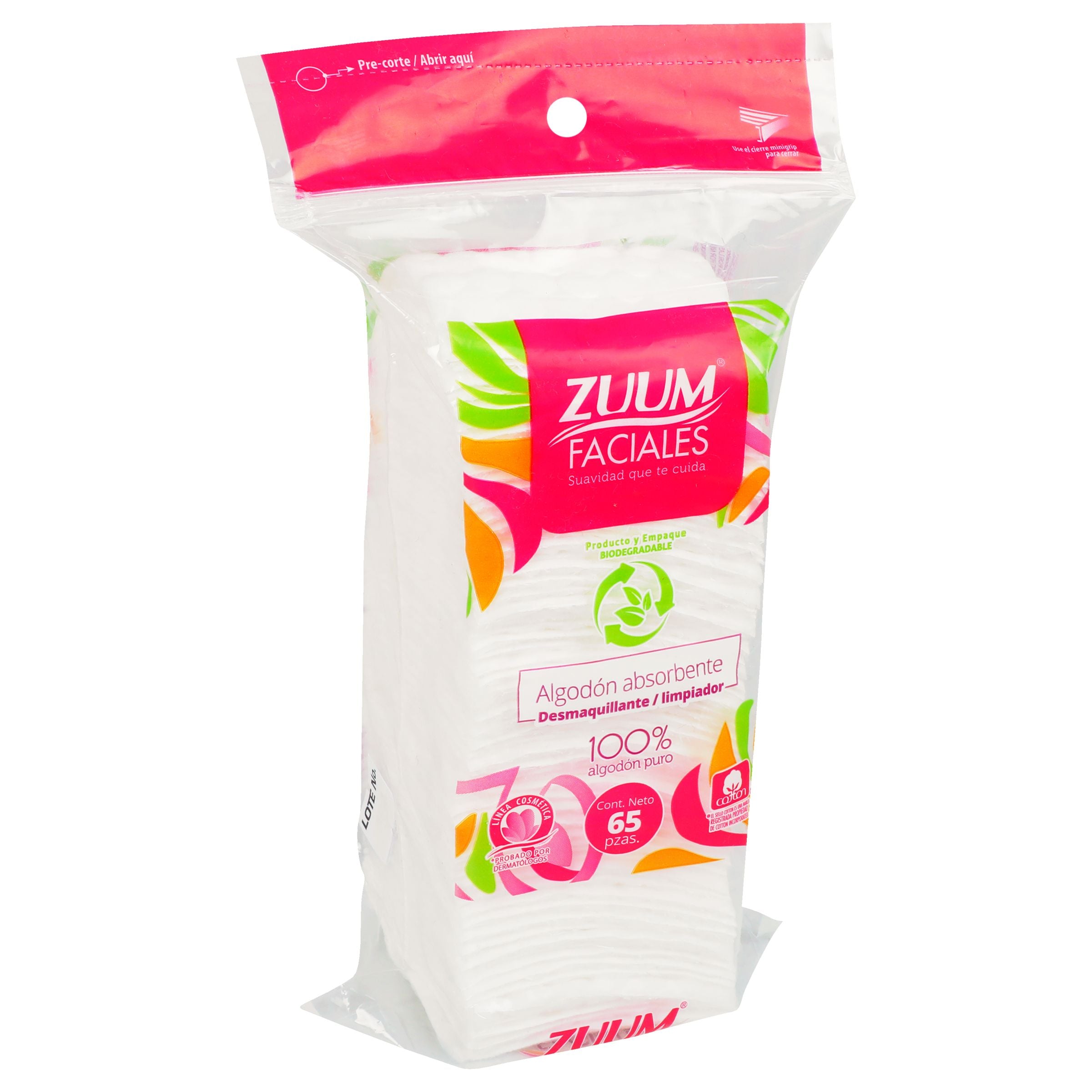 Algodón Zuum Facial 50 G 2601-1