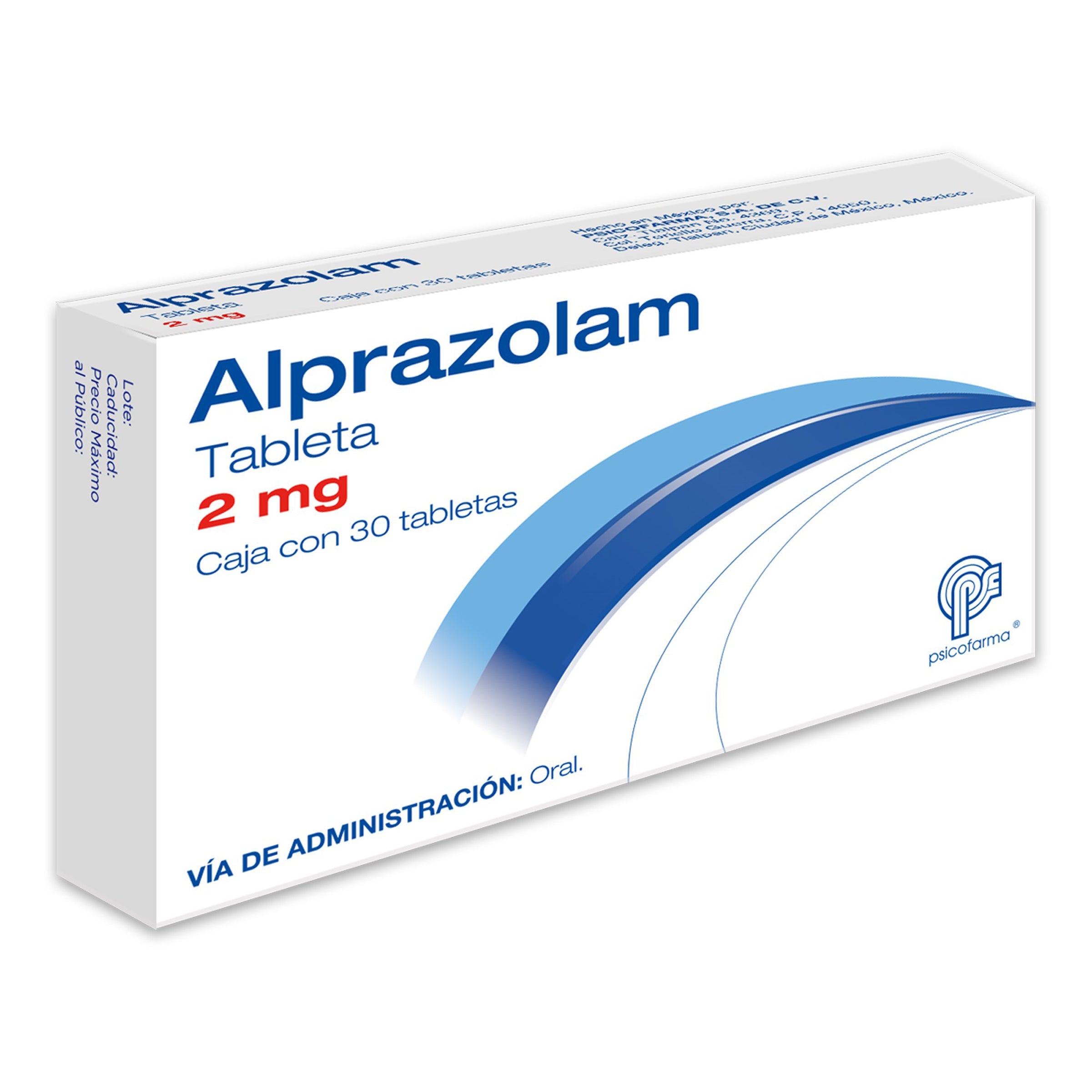 Alprazolam 2 Mg Con 30 Tabletas-2