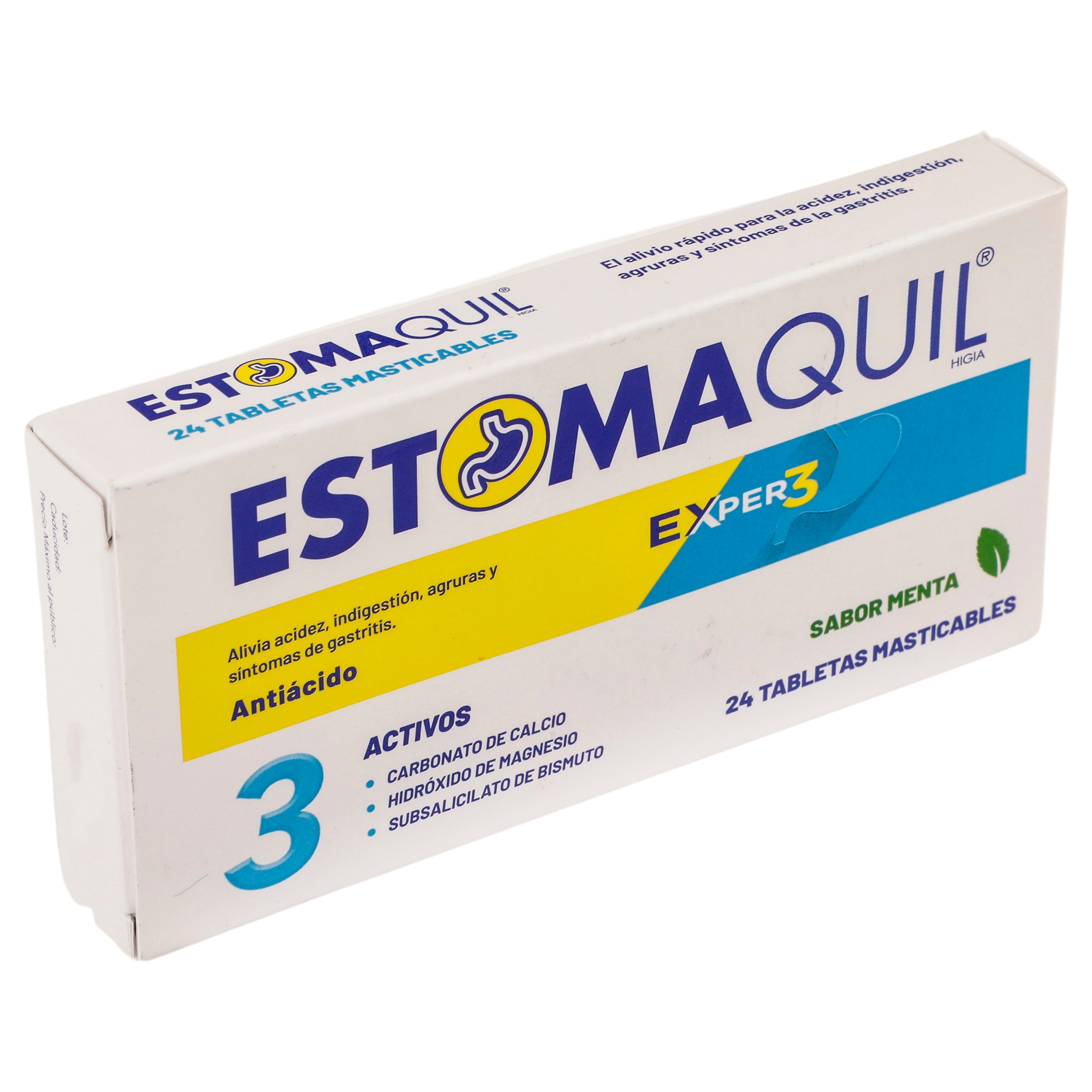 Estomaquil Exper3 Con 24 Tabletas Masticables Menta-2