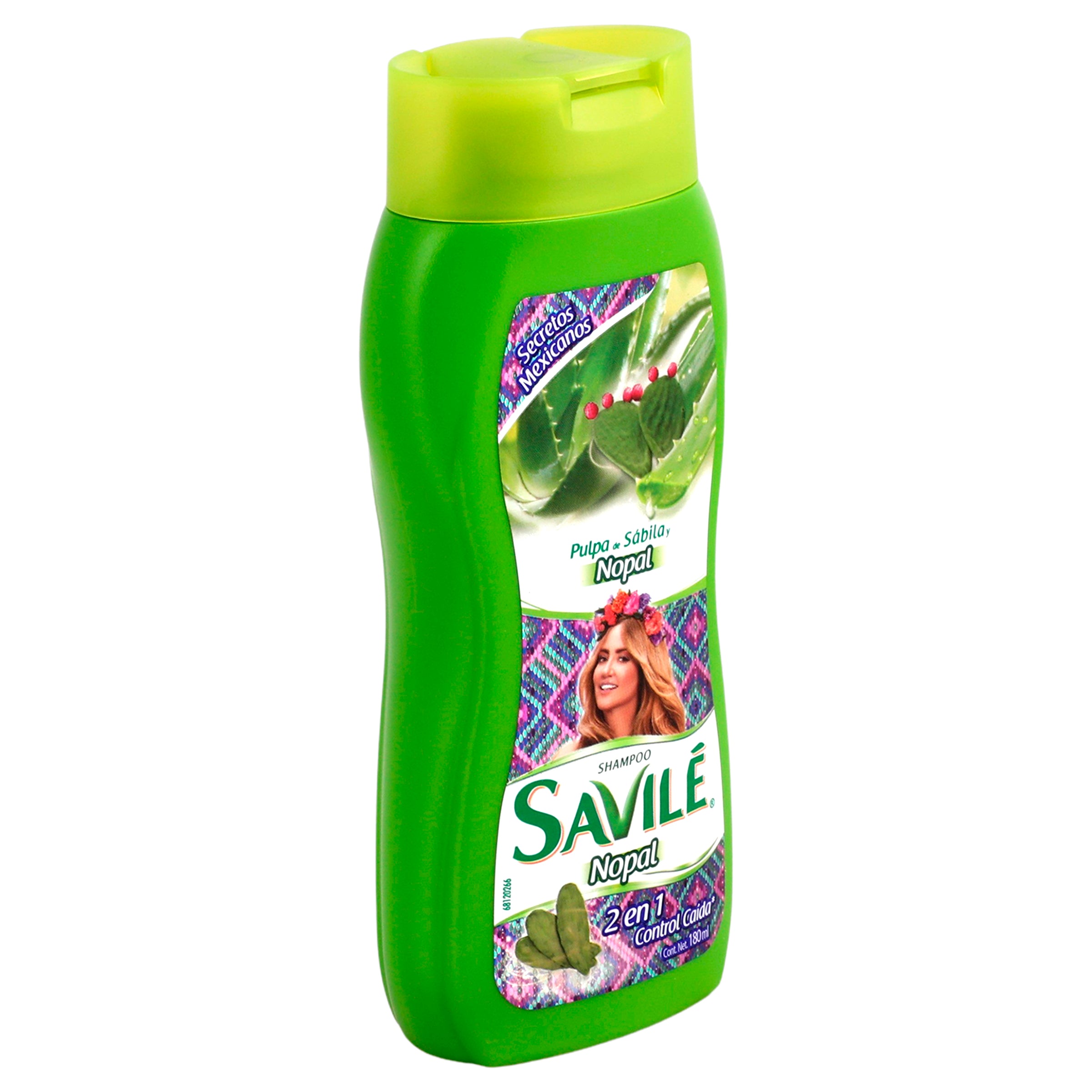 Shampoo Savile C-Caida 2 En 1 Nopal 180 Ml-2