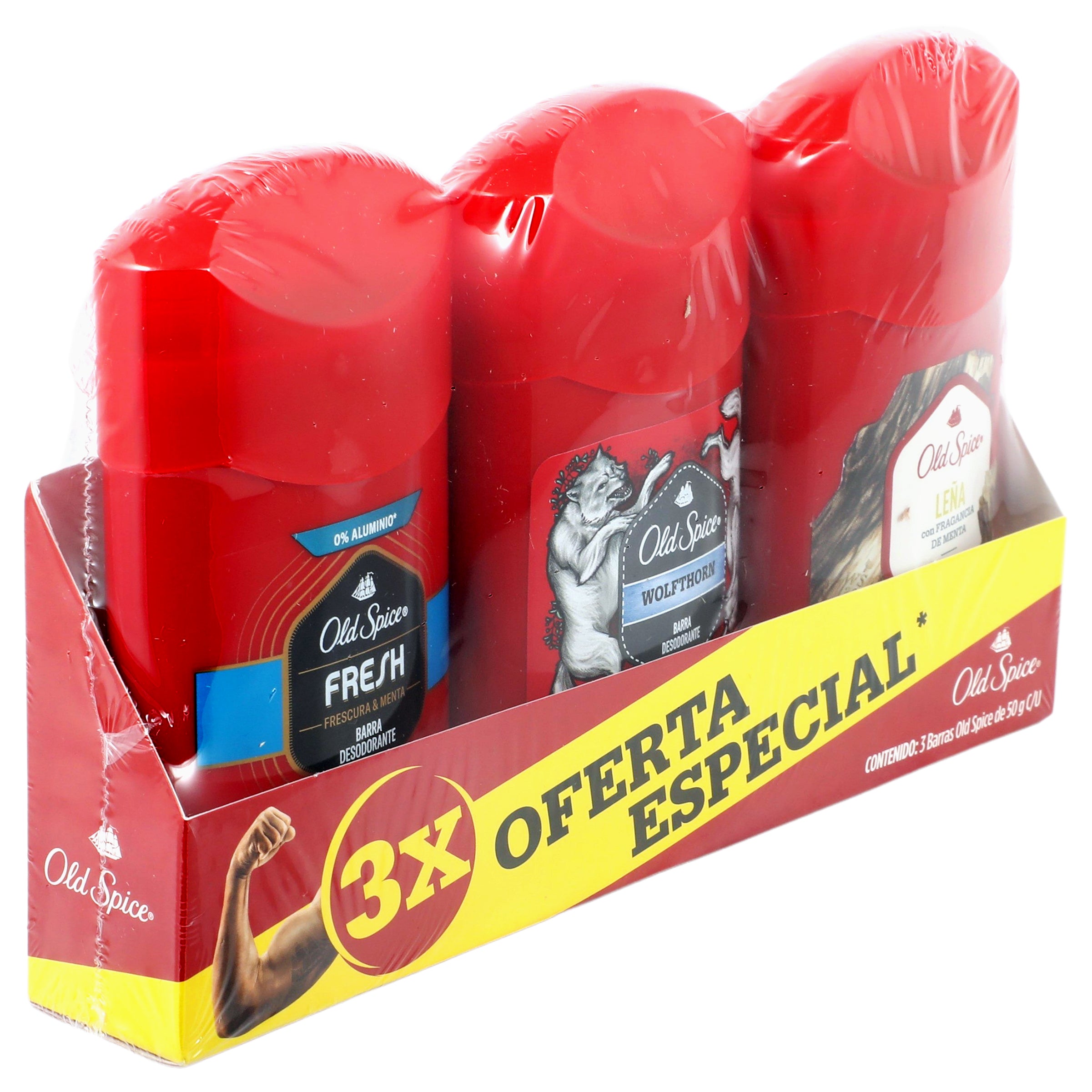 Desodorante Olds Fre+Leña+Wolf Stick 50 G-2