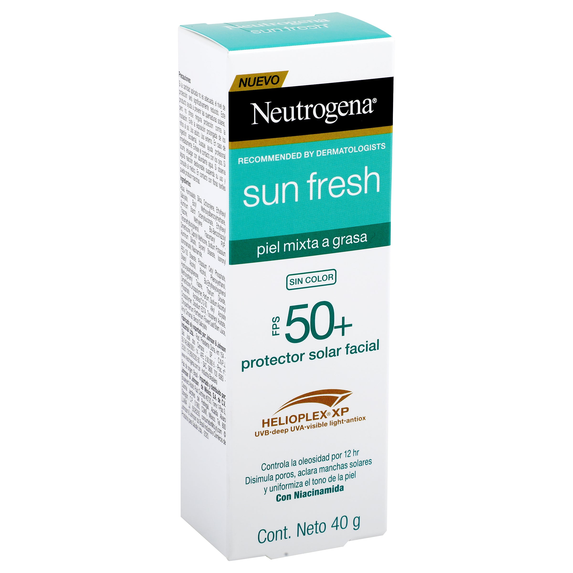 Bloqueador Neutro Sun Fres Sin Color Fps 50 40 G-2