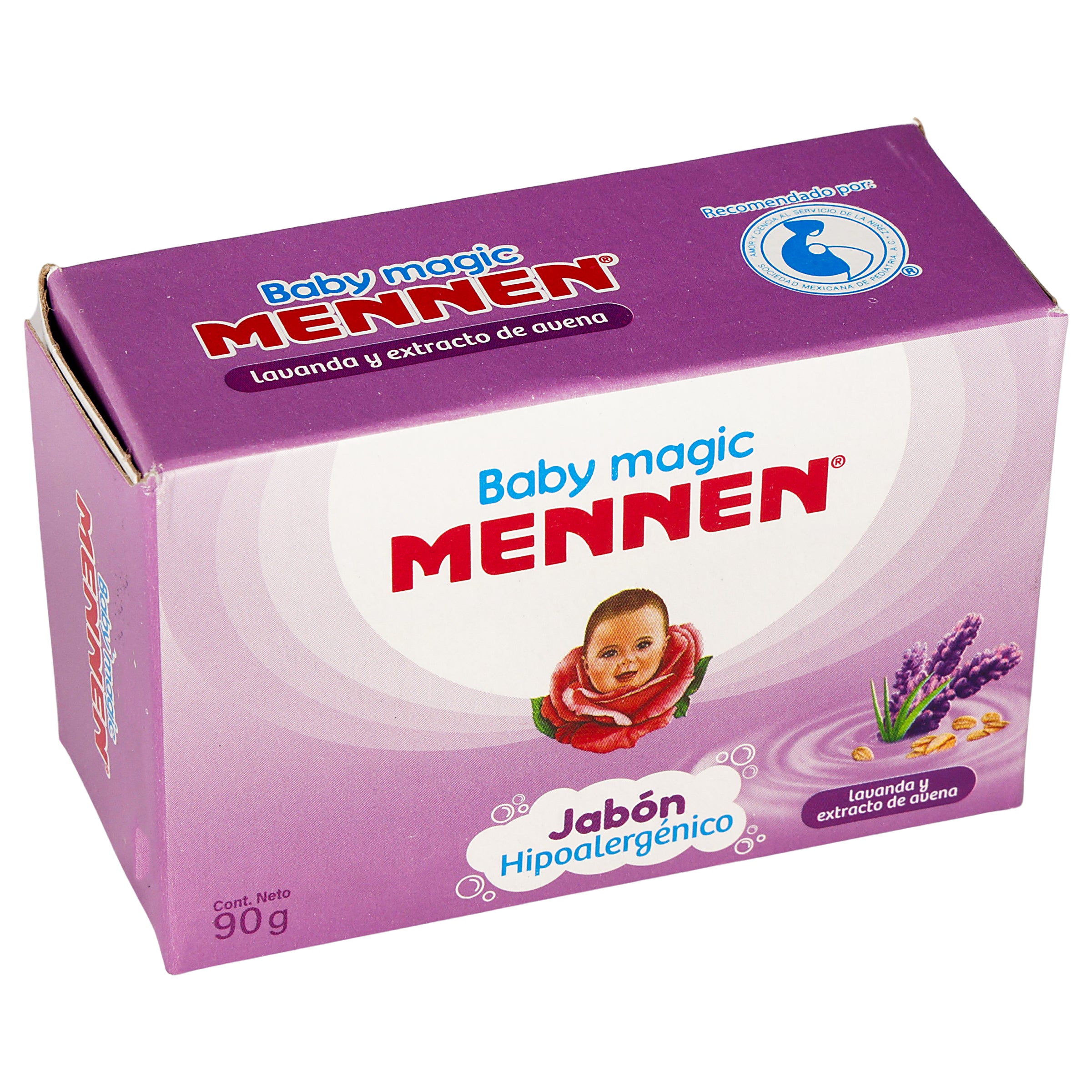 Jabón Mennen Baby Magic Lavanda 90 G-4