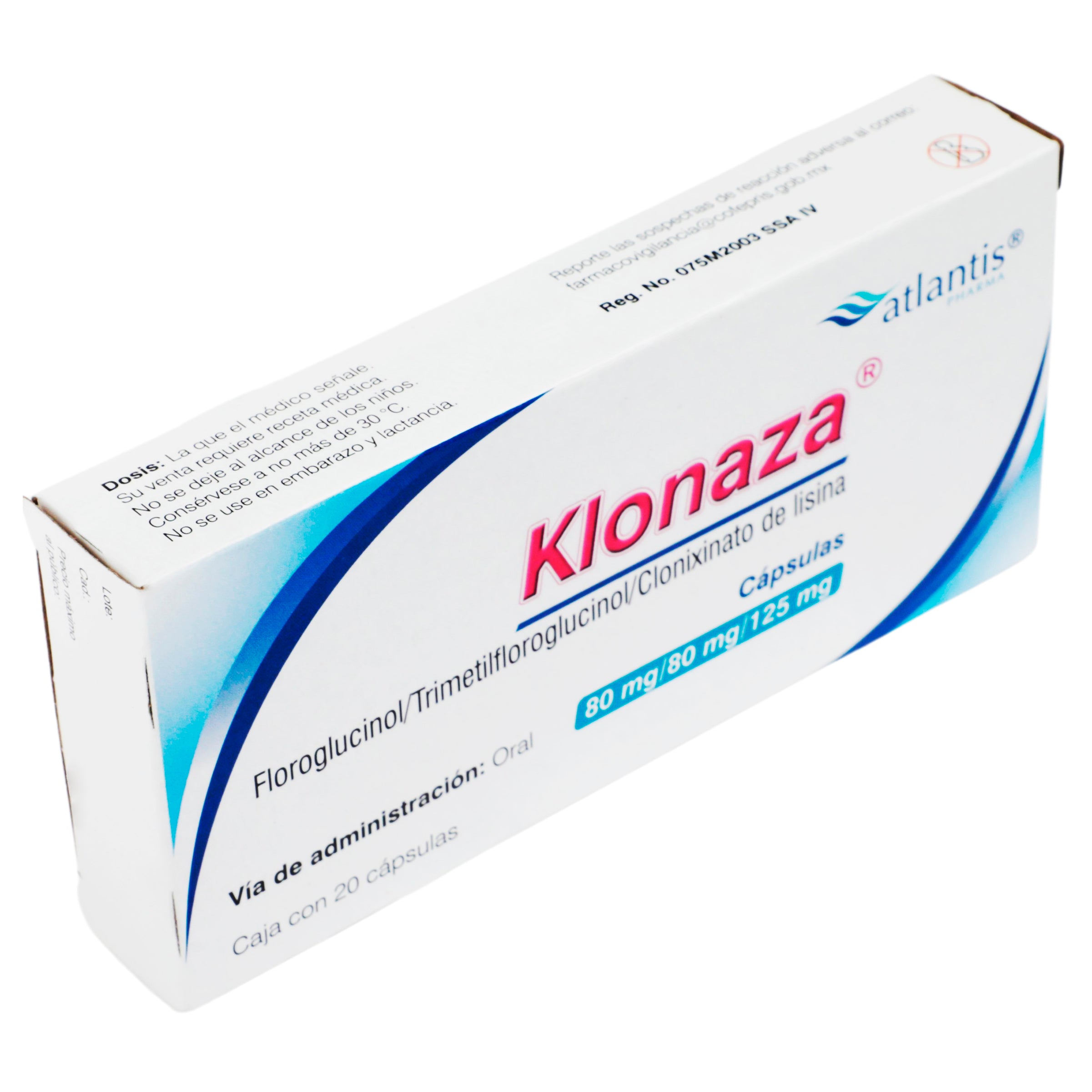 Klonaza 80/80/125 Mg Capsulas 20-2