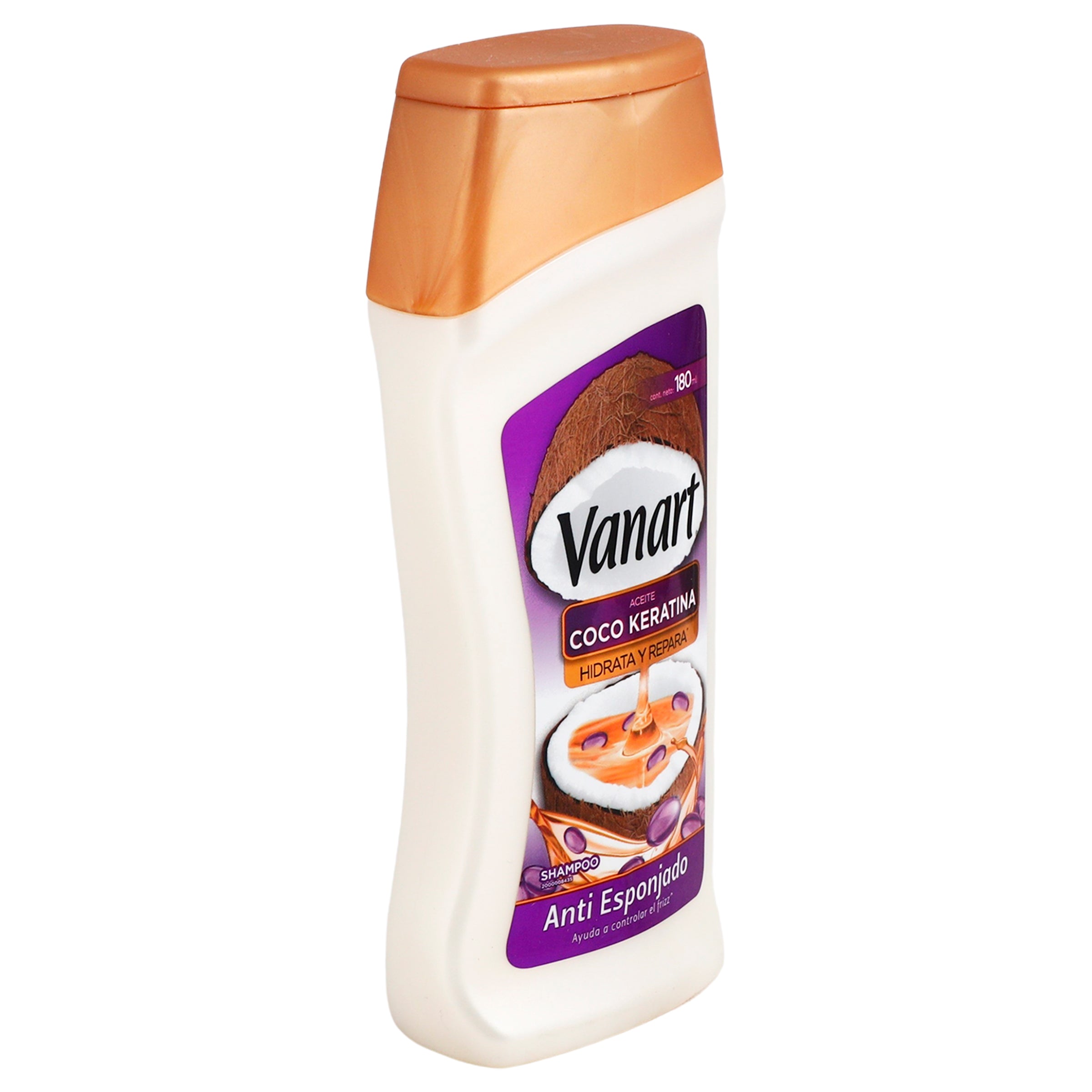 Shampoo Vanart Anti Espon Aceite Coco 180 Ml-2