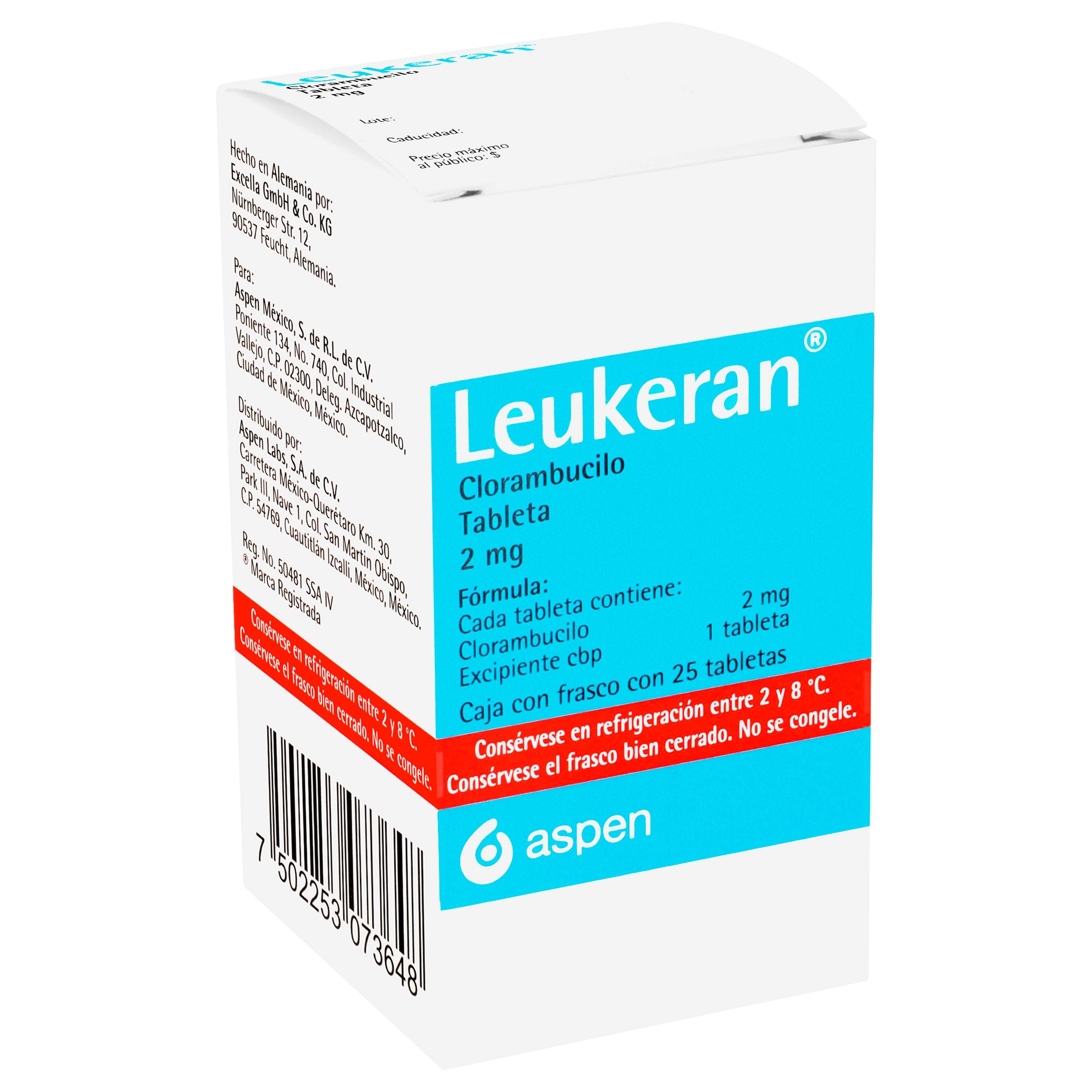 Leukeran 2 Mg Tabletas Con 25-2