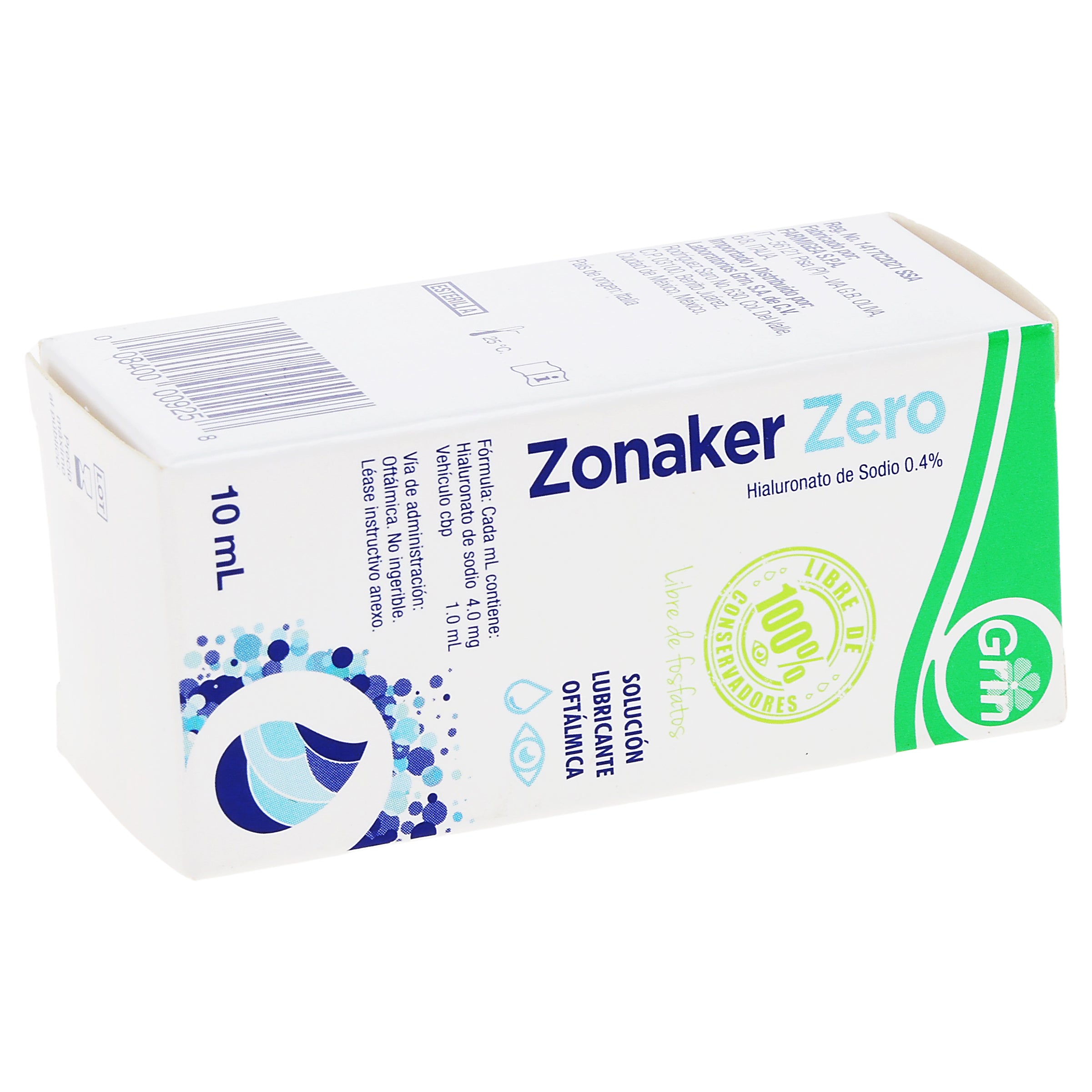 Zonaker Zero 0.4% Solución Oftal Con 10 Ml-2