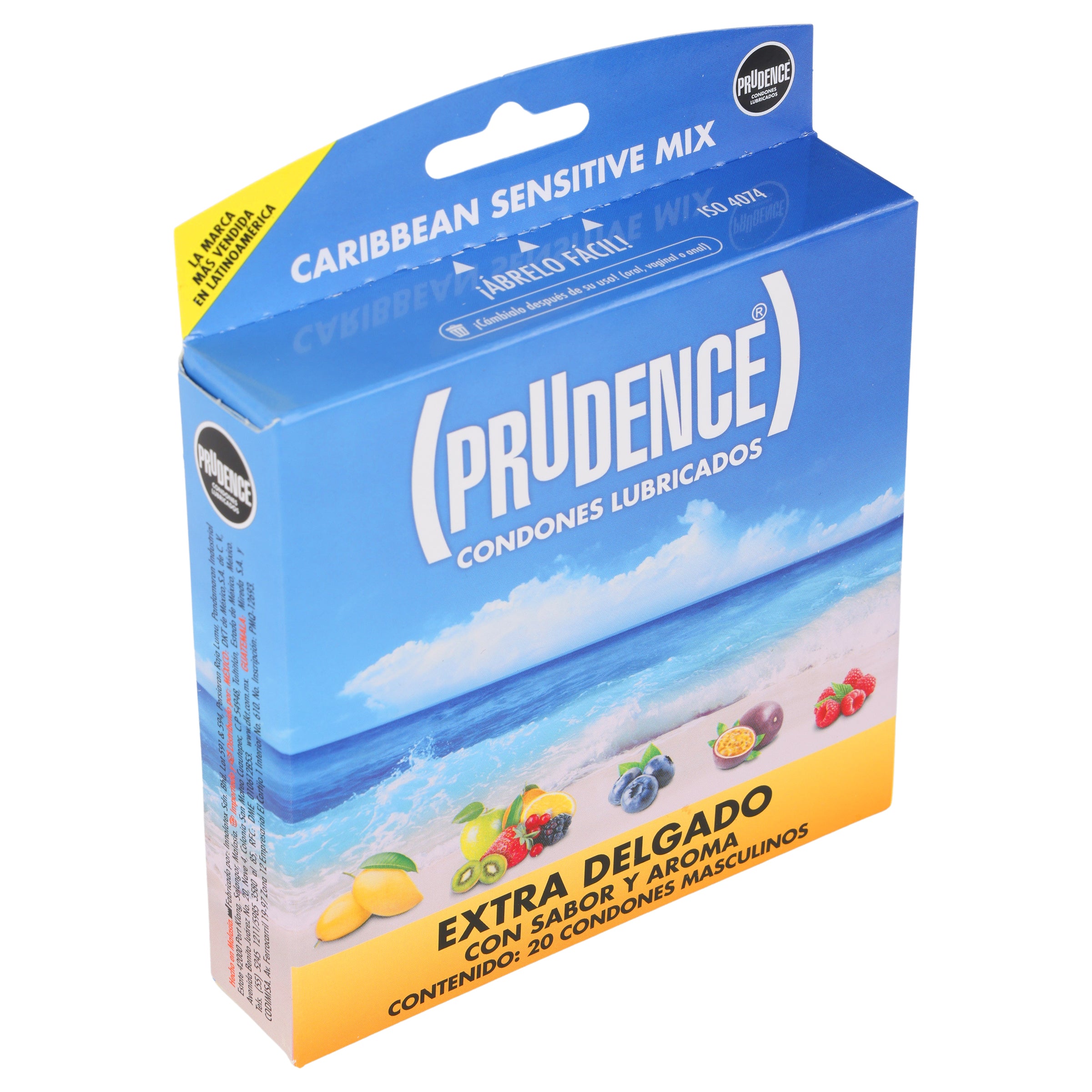 Preservativo Prudence Caribbe Mix Con 20 Piezas-2