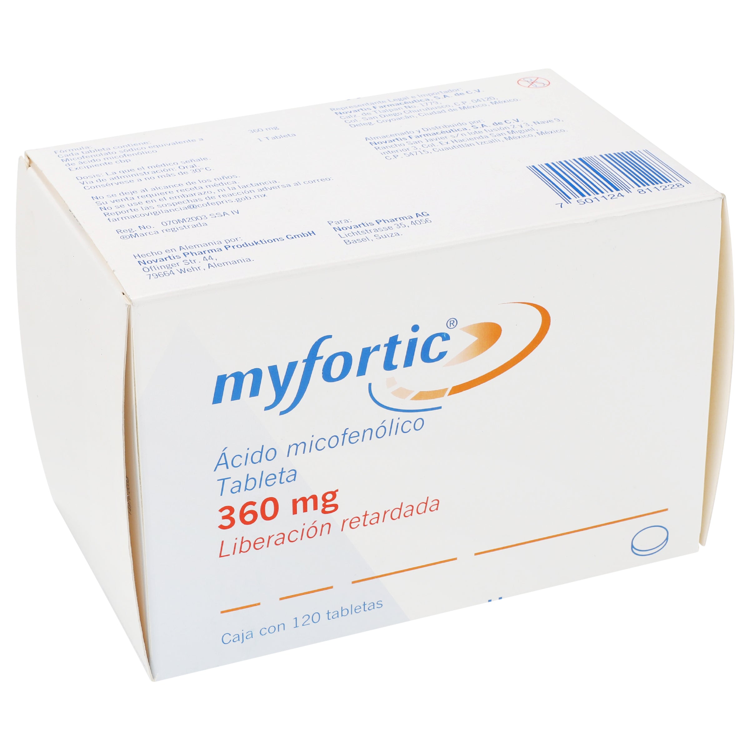 Myfortic 360 Mg Grageas Con 120-2