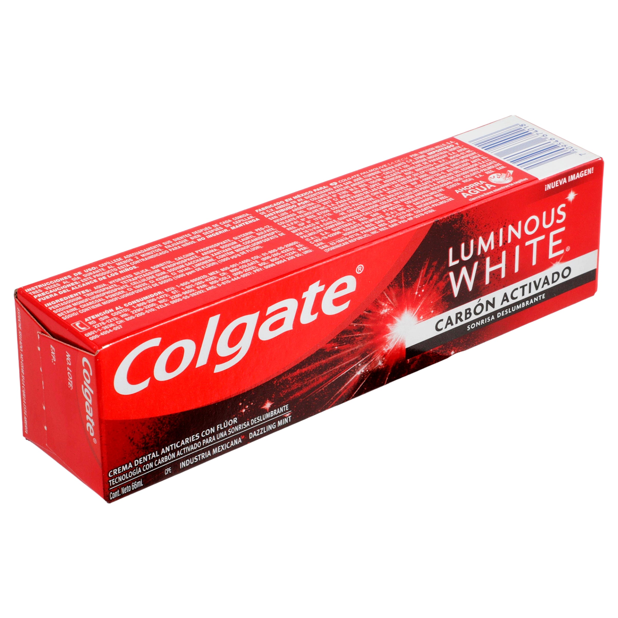 Crema Dental Colgate Luminous White Carbon 66 Ml-4