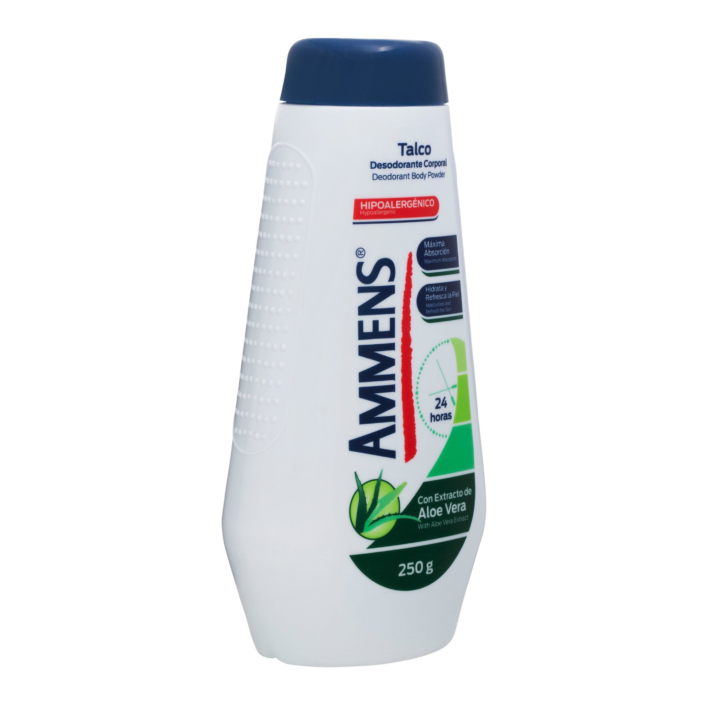 Talco Ammens Desodorante Corporal Con Aloe 250 G-2