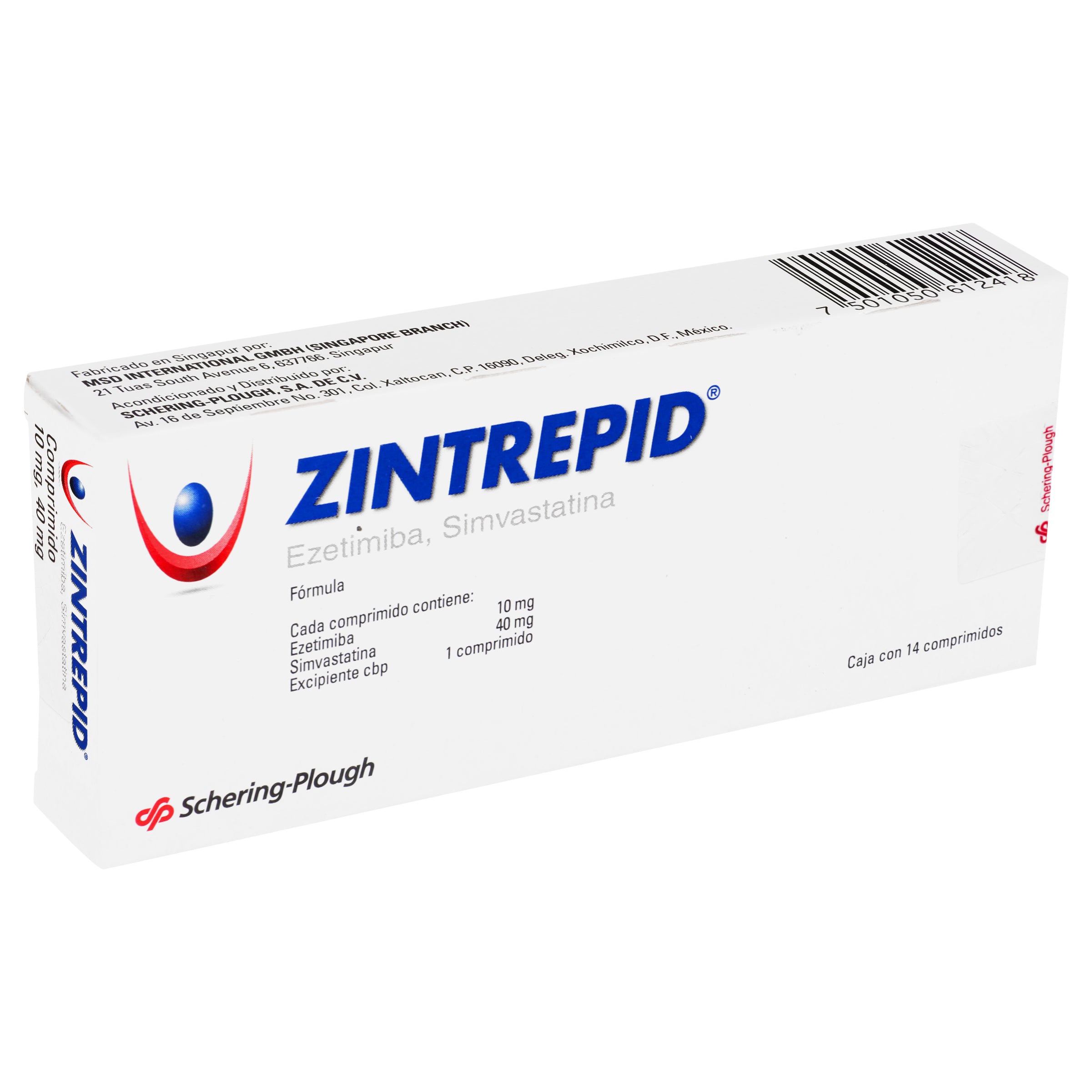 Zintrepid 10/40 Mg Con 14 Comprimidos-3