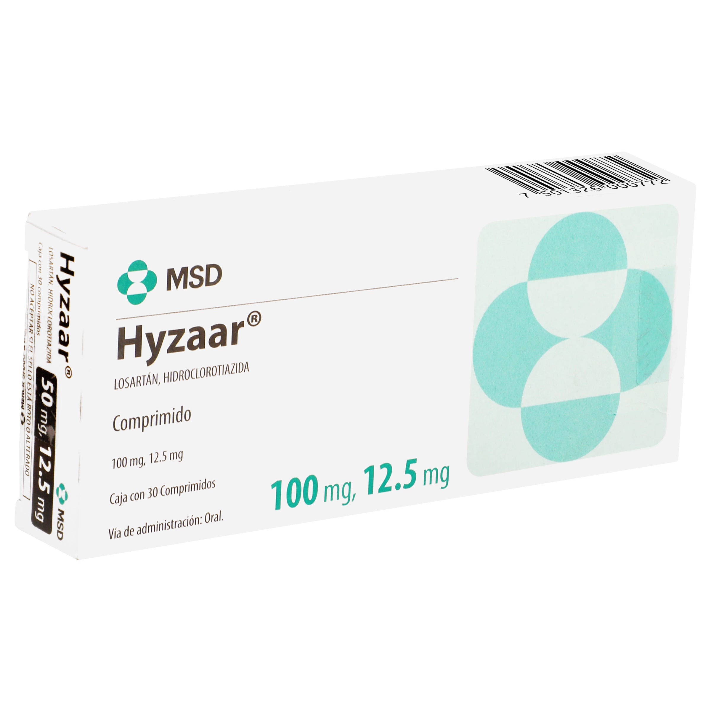 Hyzaar 50/12.5Mg Con 30 Tabletas-2