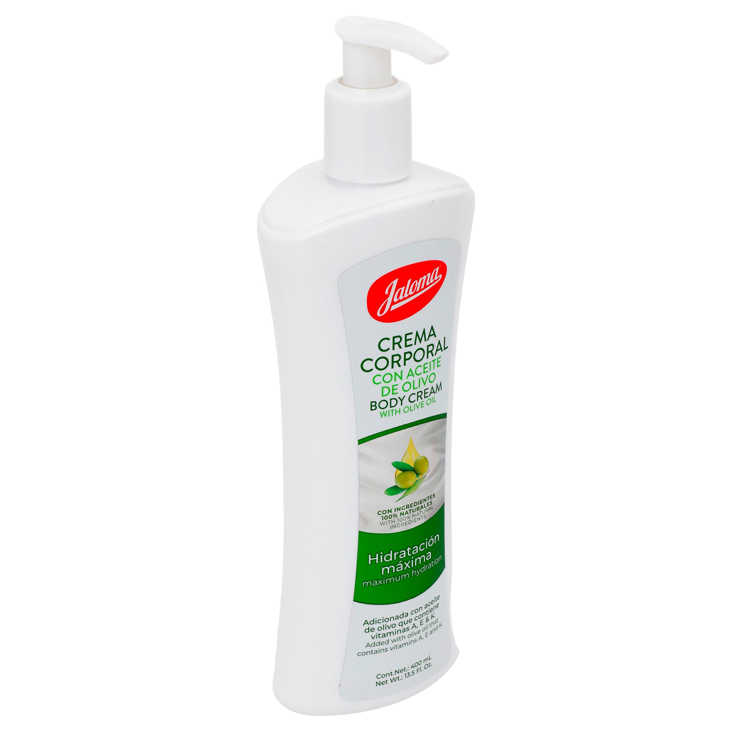 Jaloma Crema Corporal Aceite De Olivo 400 Ml-2